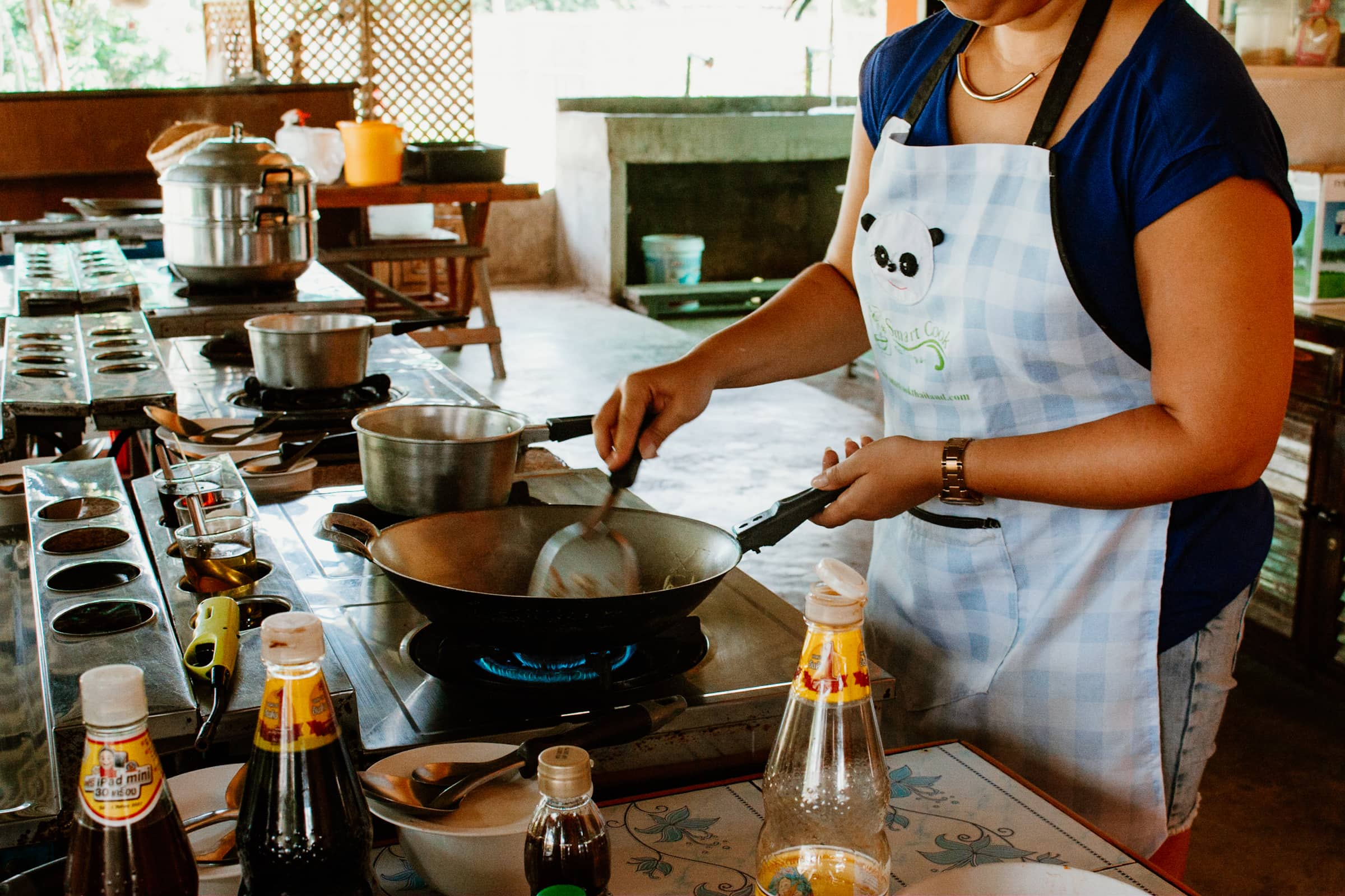 Kochkurs Chiang Mai Kochen im Wok