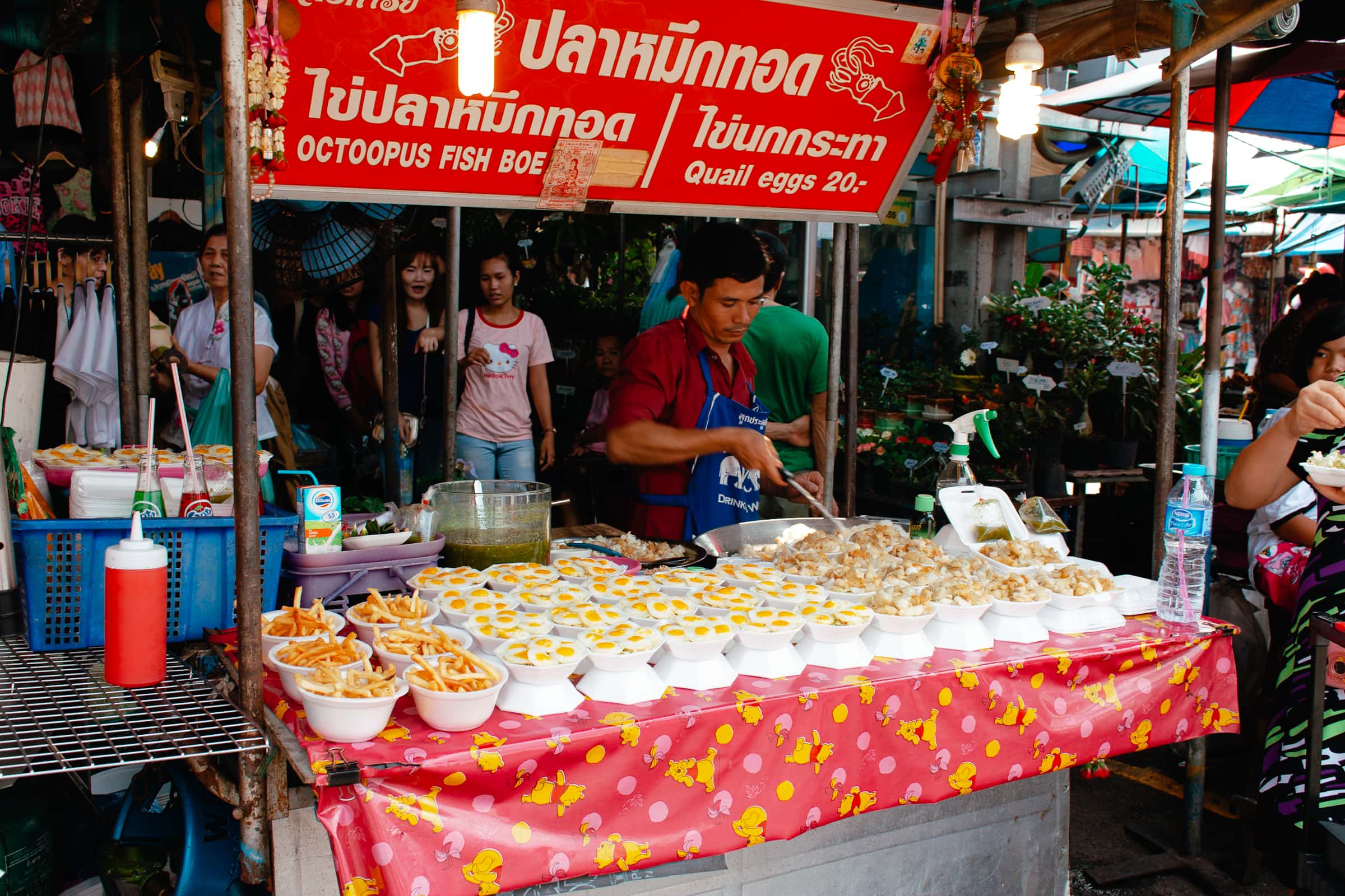 Street Food at Chatuchak Market, Bangkok