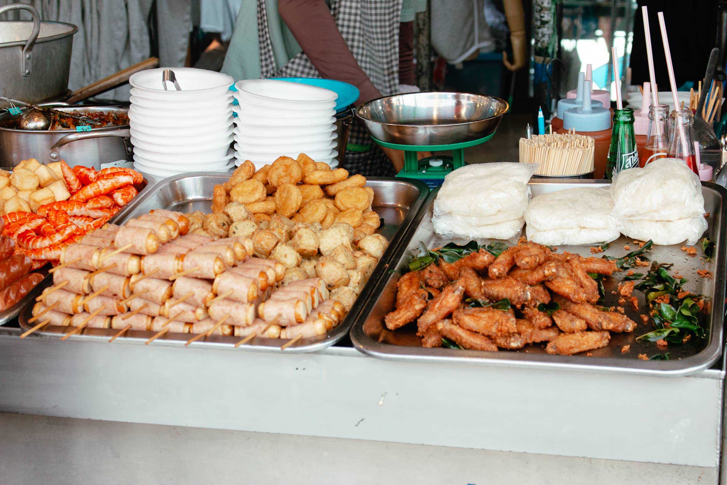 Street Food at Chatuchak Market, Bangkok