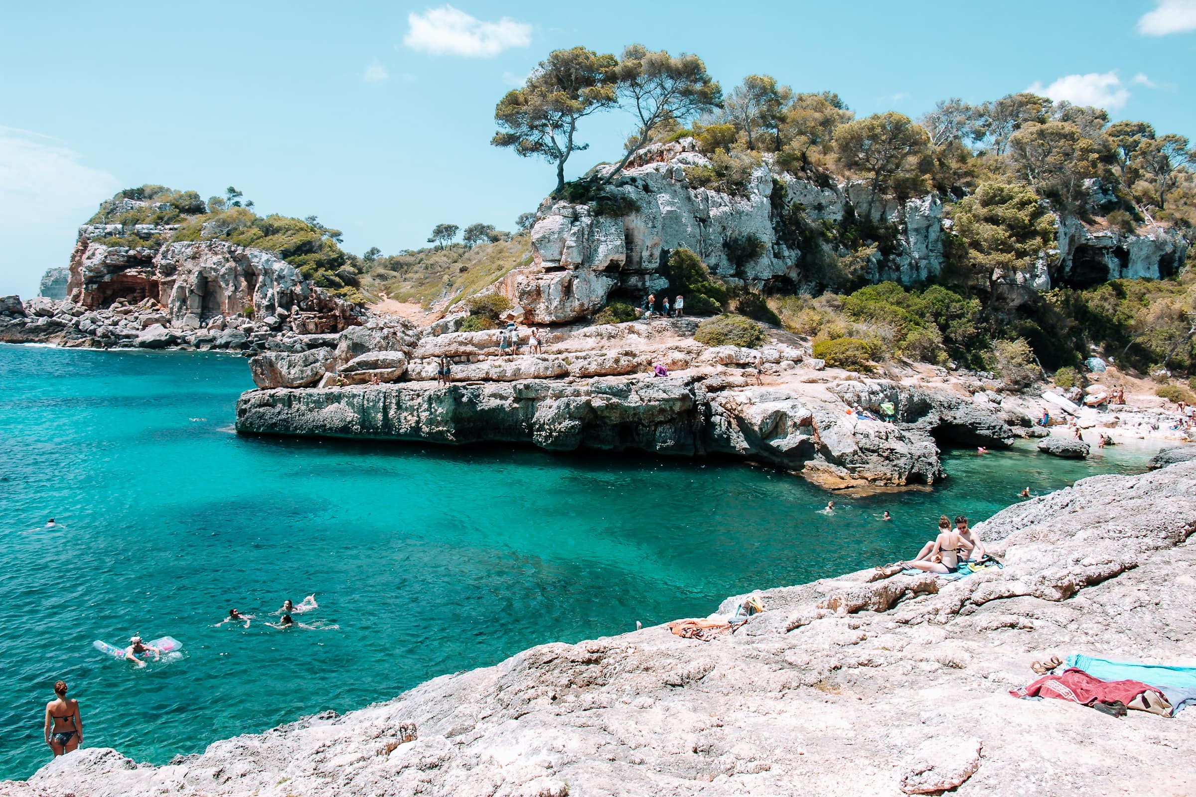 cala s almunia near santanyi mallorca