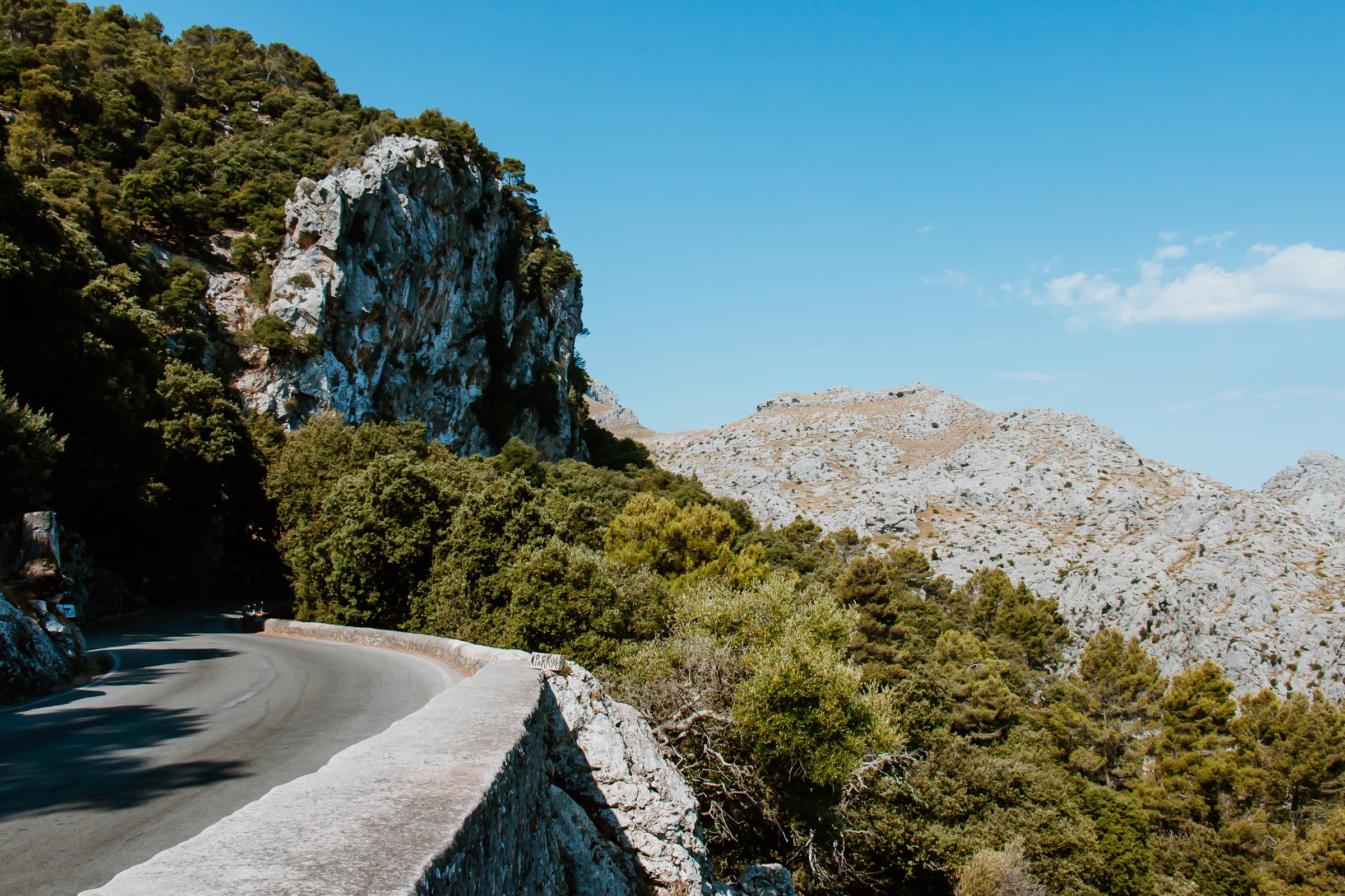 Tramutana Gebirge Serpentinen Mallorca Roadtrip