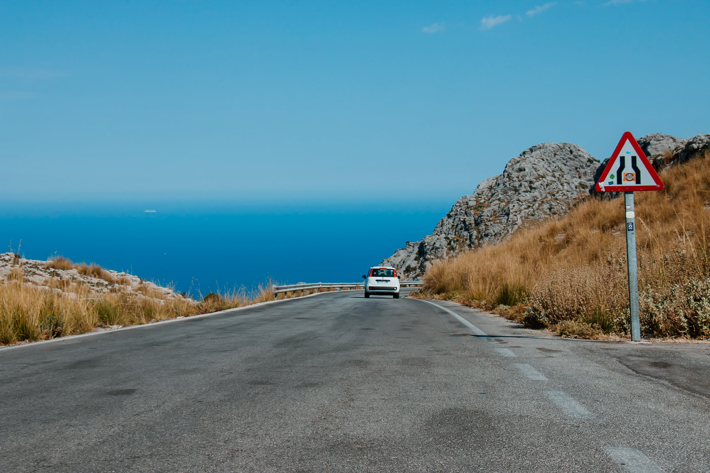 Sa Calobra Mallorca Straße durch Tramuntana Gebirge