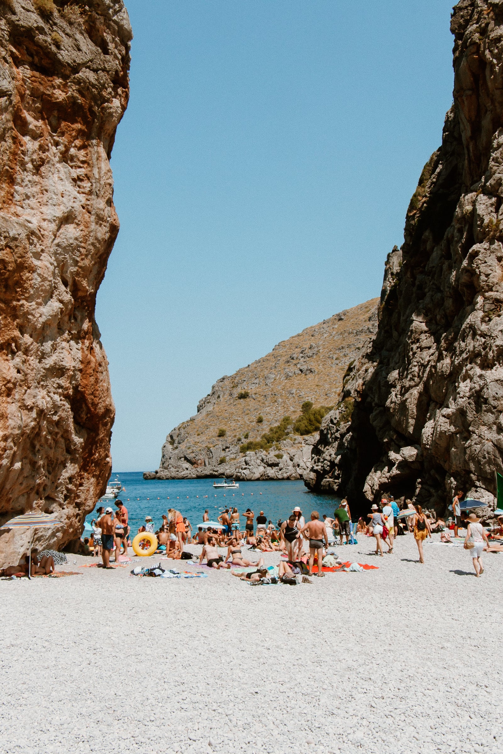 Sa Calobra Torrent de Pareis Strand Felsen
