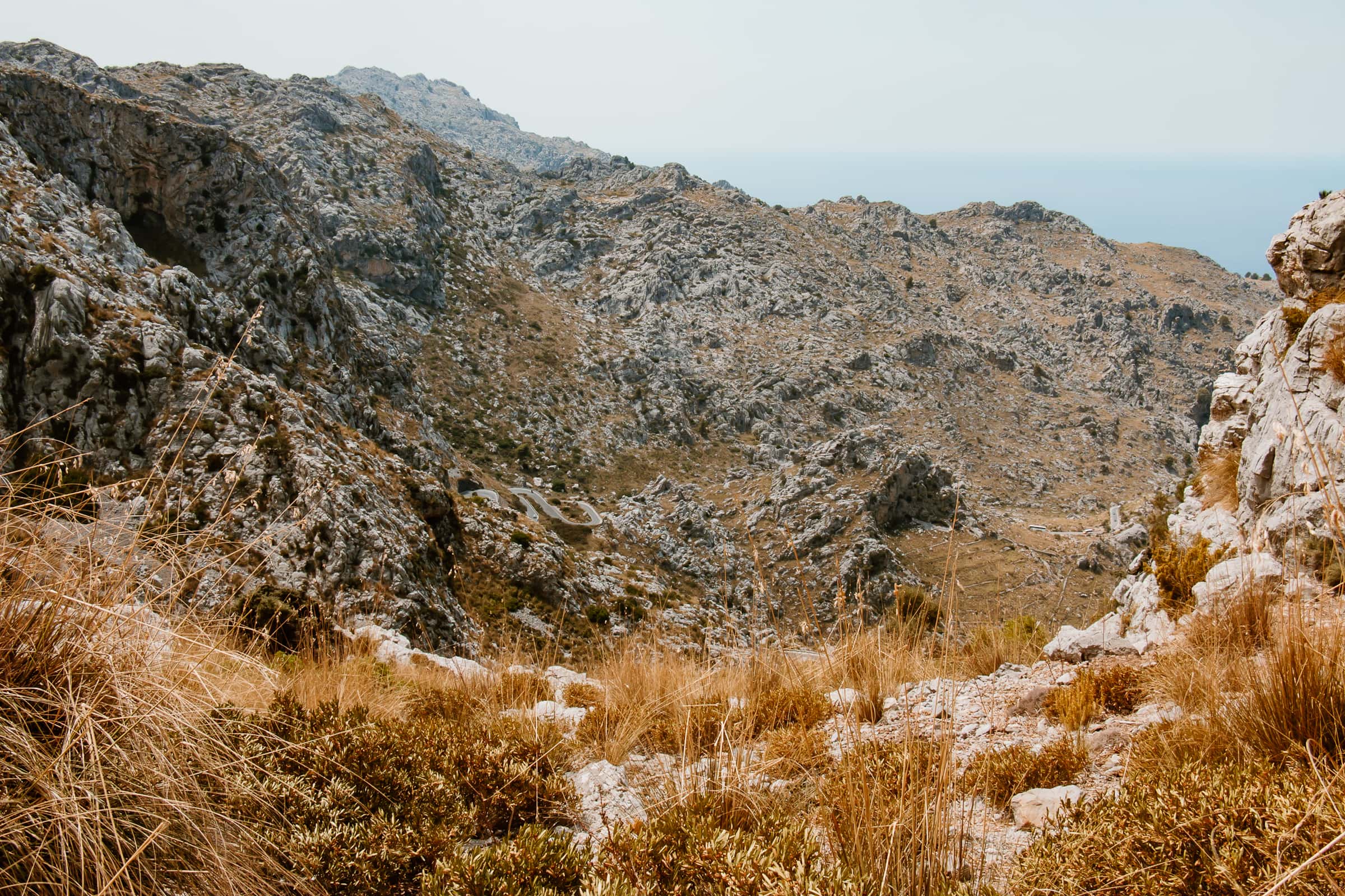 Sa Calobra Mallorca Straße Serpentinen Tramuntana Berge