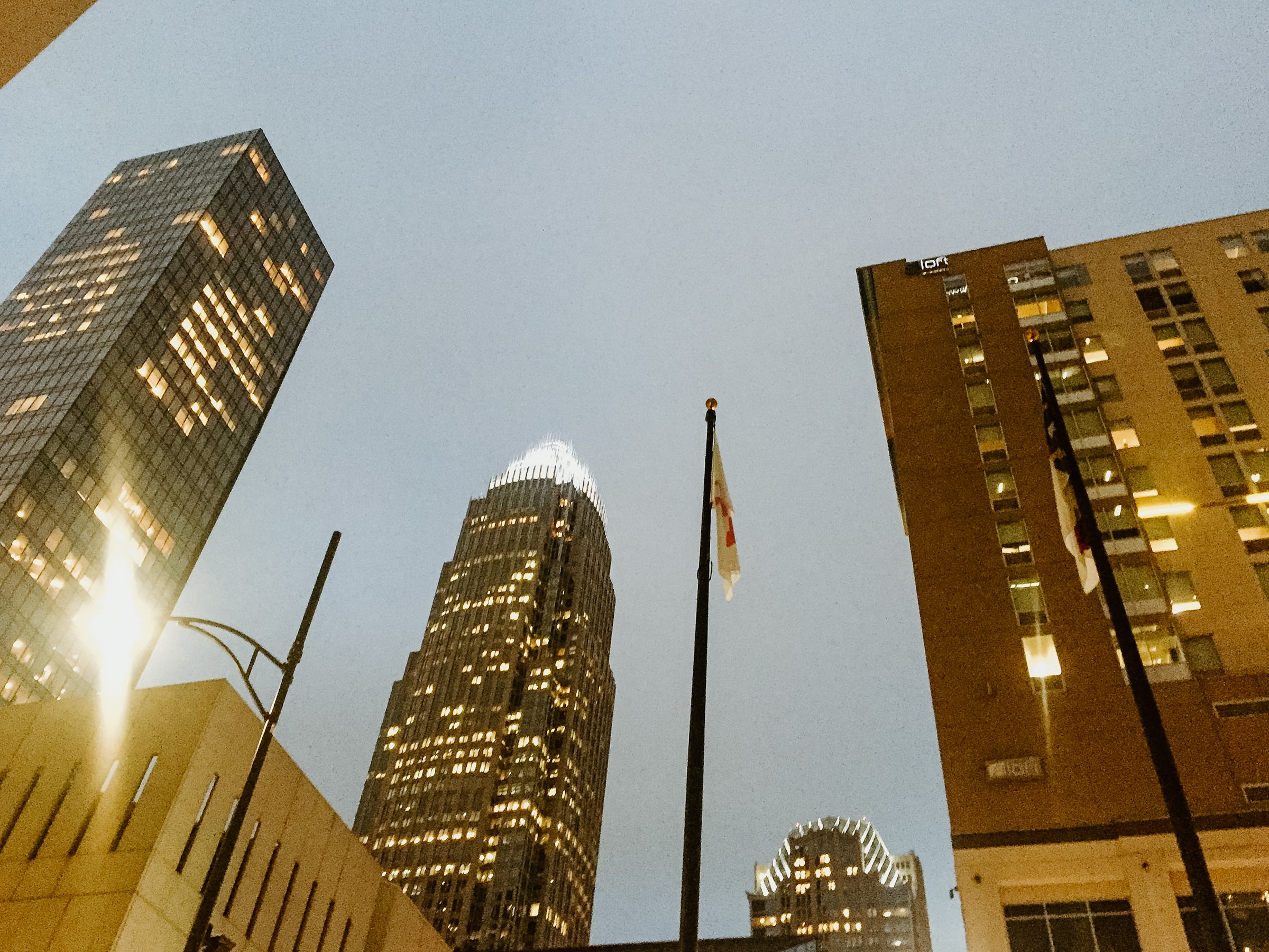 Charlotte, NC, by night