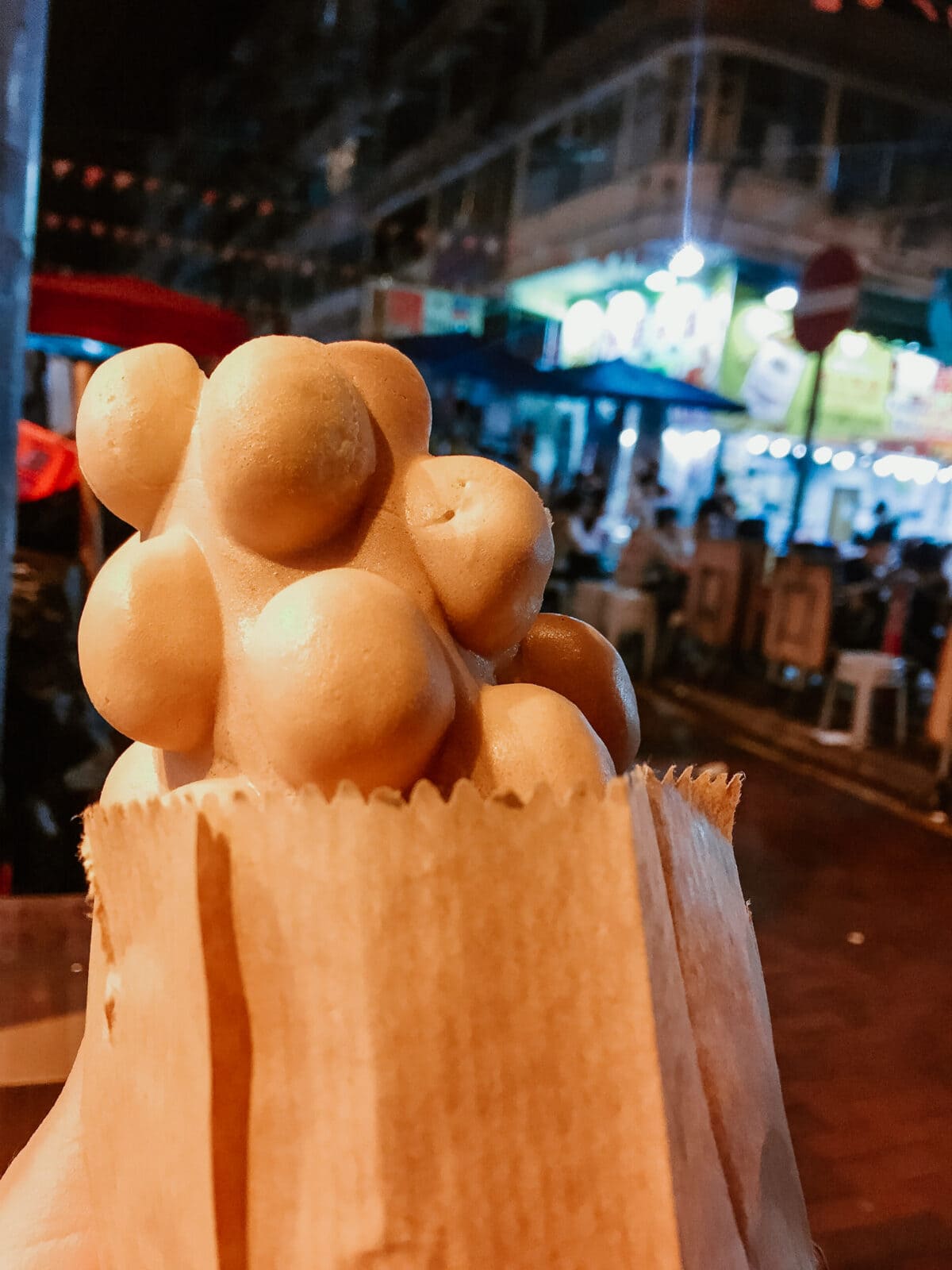 egg waffles in hongkong