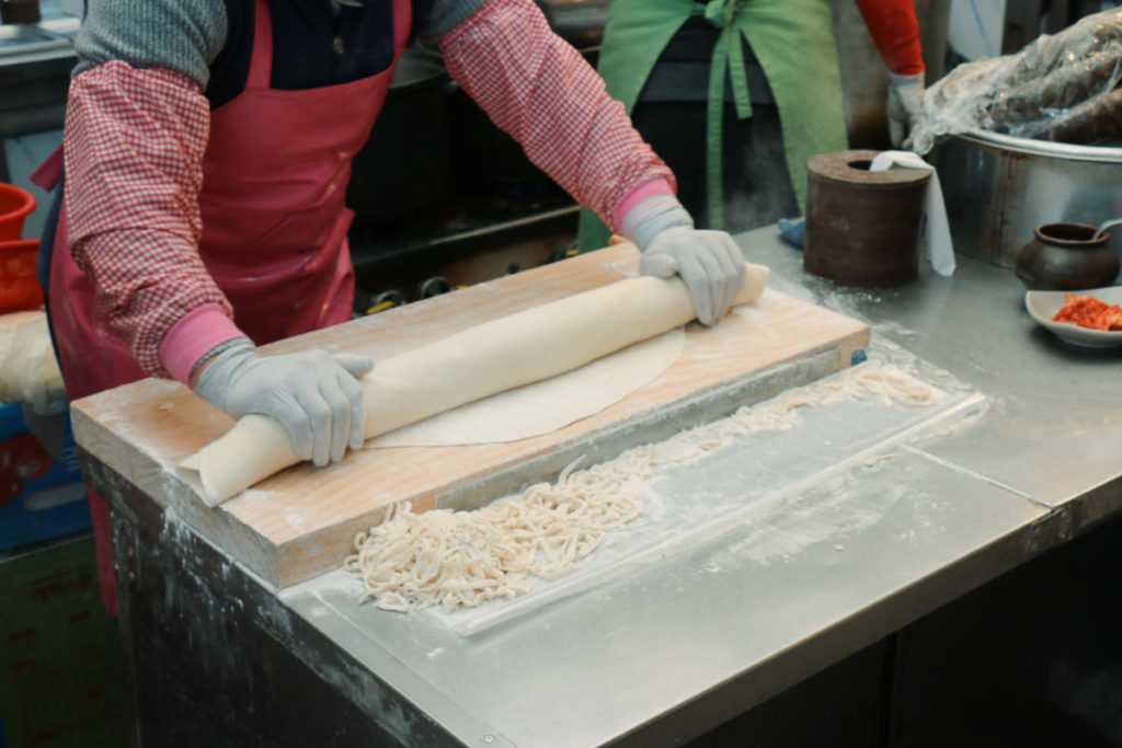 Seoul Sehenswürdigkeiten Gwangjang Markt Street Food