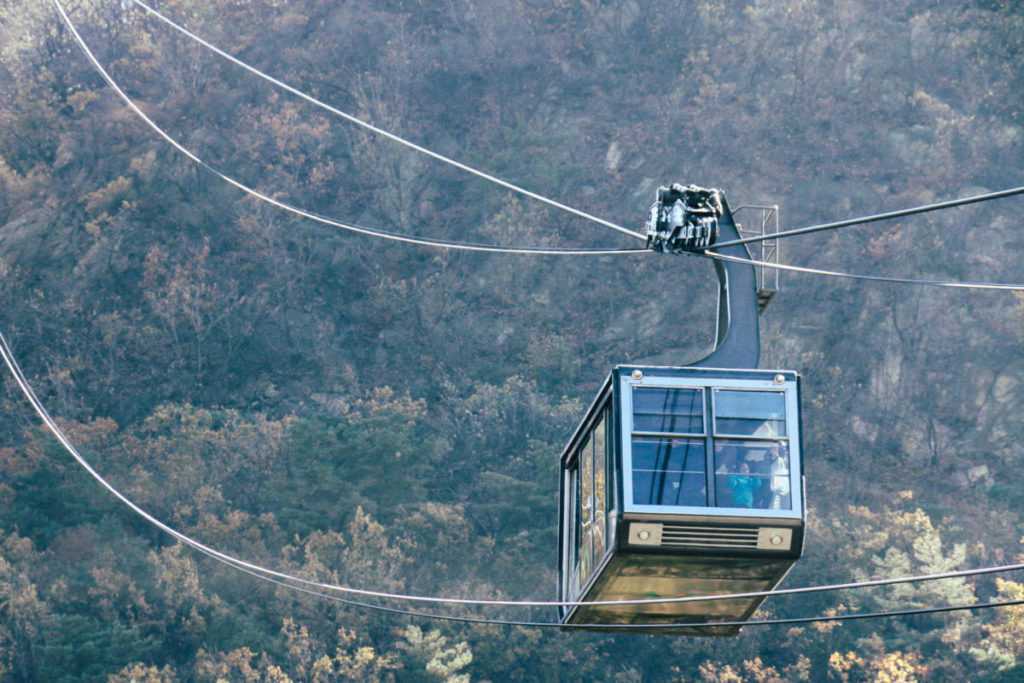 Seoul Sehenswürdigkeiten seilbahn zum namsan tower