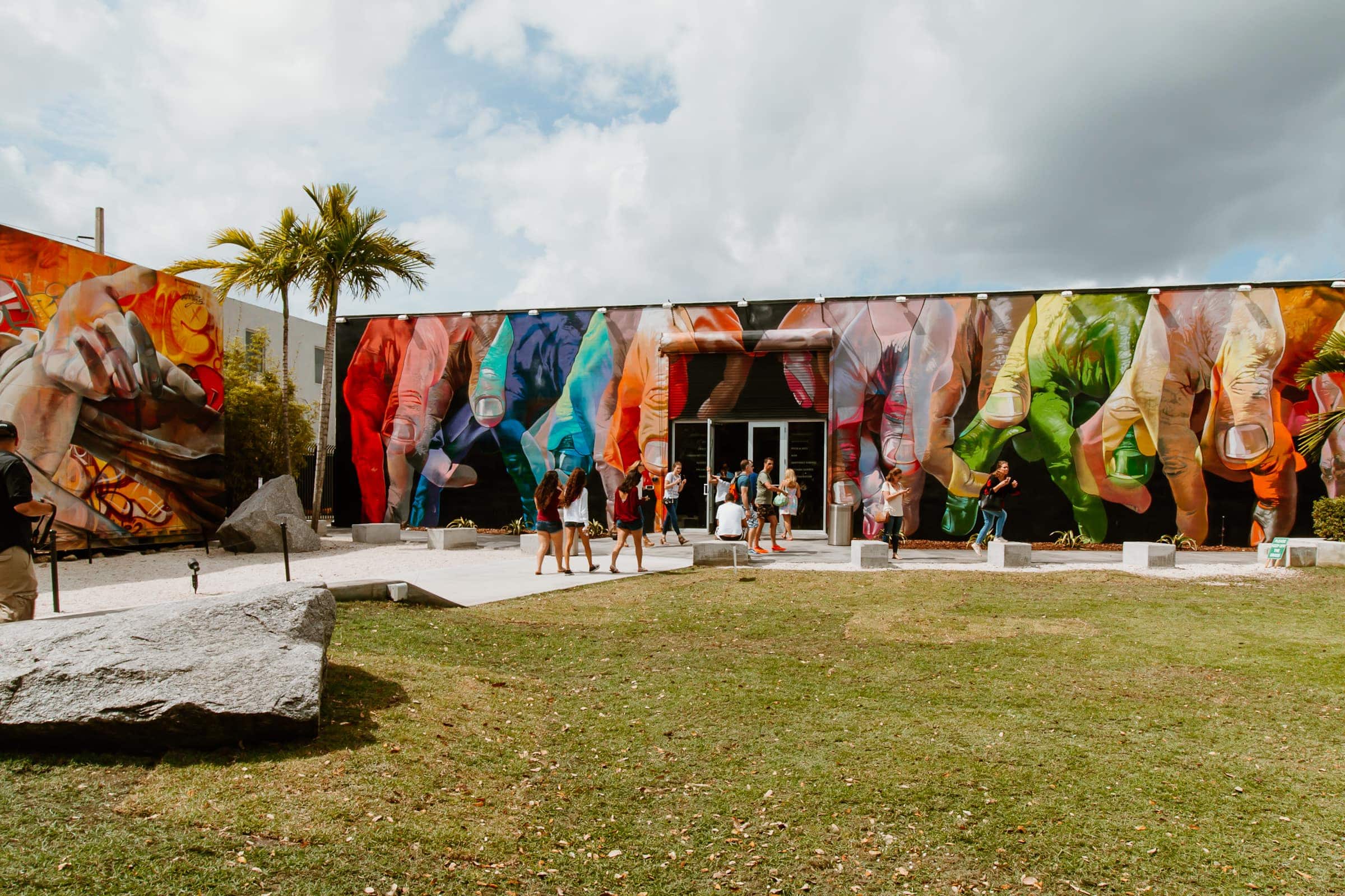 Wynwood Walls Miami bunter Eingang Galerie
