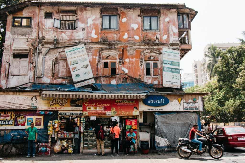 straßenecke in mumbai