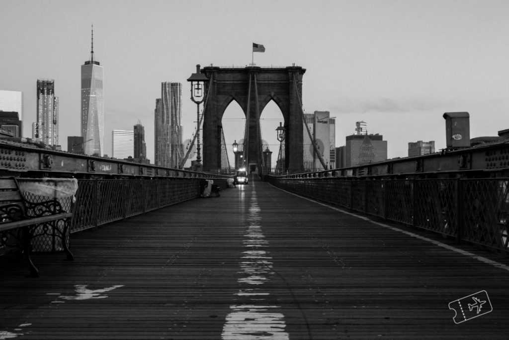 Brooklyn Bridge New York Sonnenaufgang New York