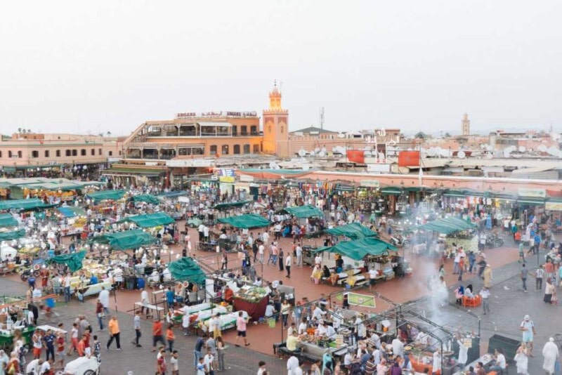 Place Djemaa el Fna, Marrakesch, Marokko