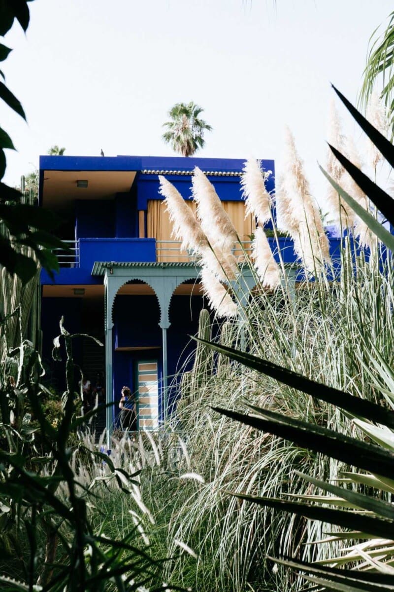 Jardin Majorelle blaues Haus Marrakesch Yves Saint Laurent