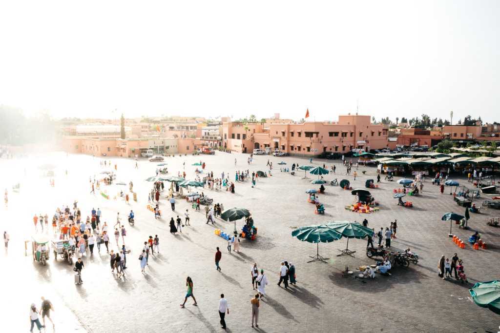place djemaa el fna marrakesch marokko
