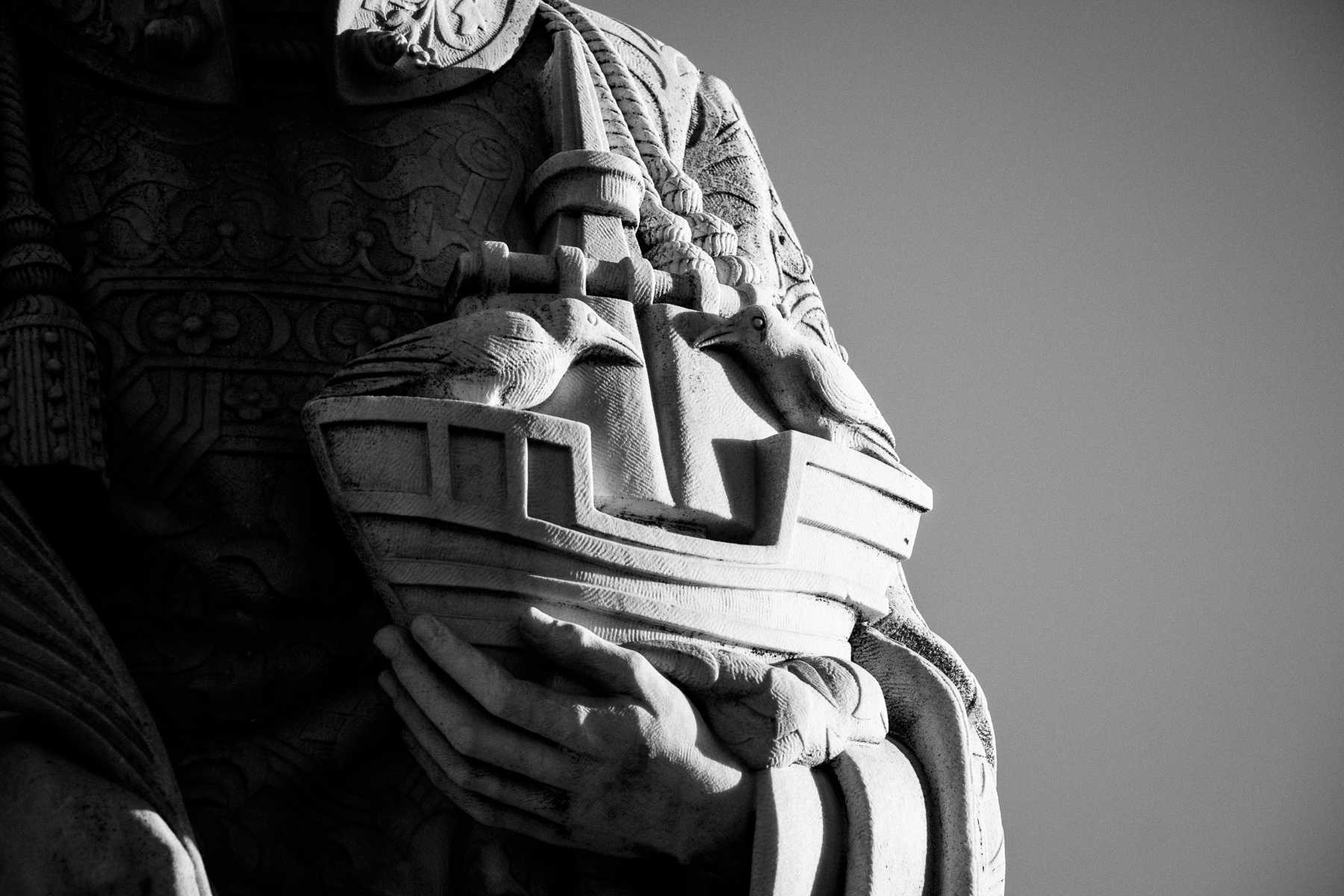 Lissabon Seefahrer Statue