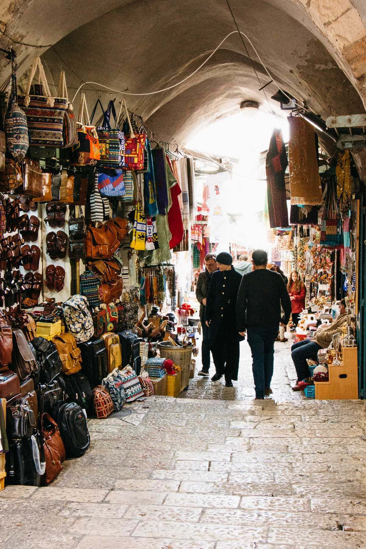 Händler Altstadt Jerusalem