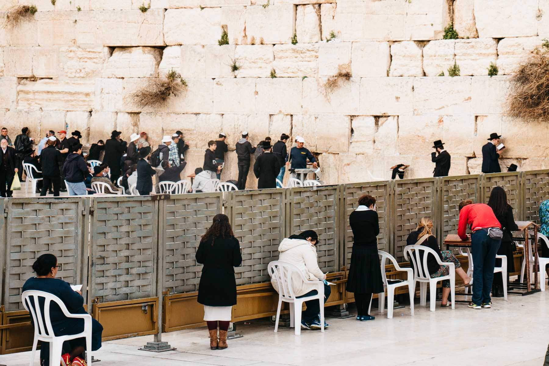 Trennung Frauen Männer Klagemauer Jerusalem