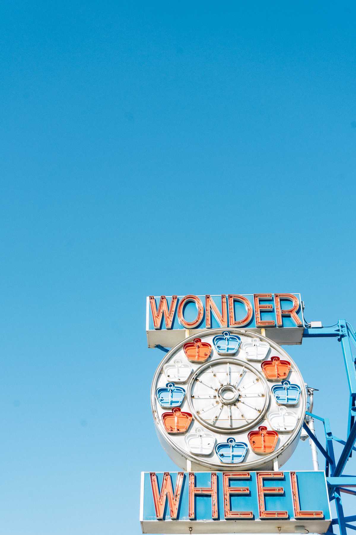 wonder wheel schild