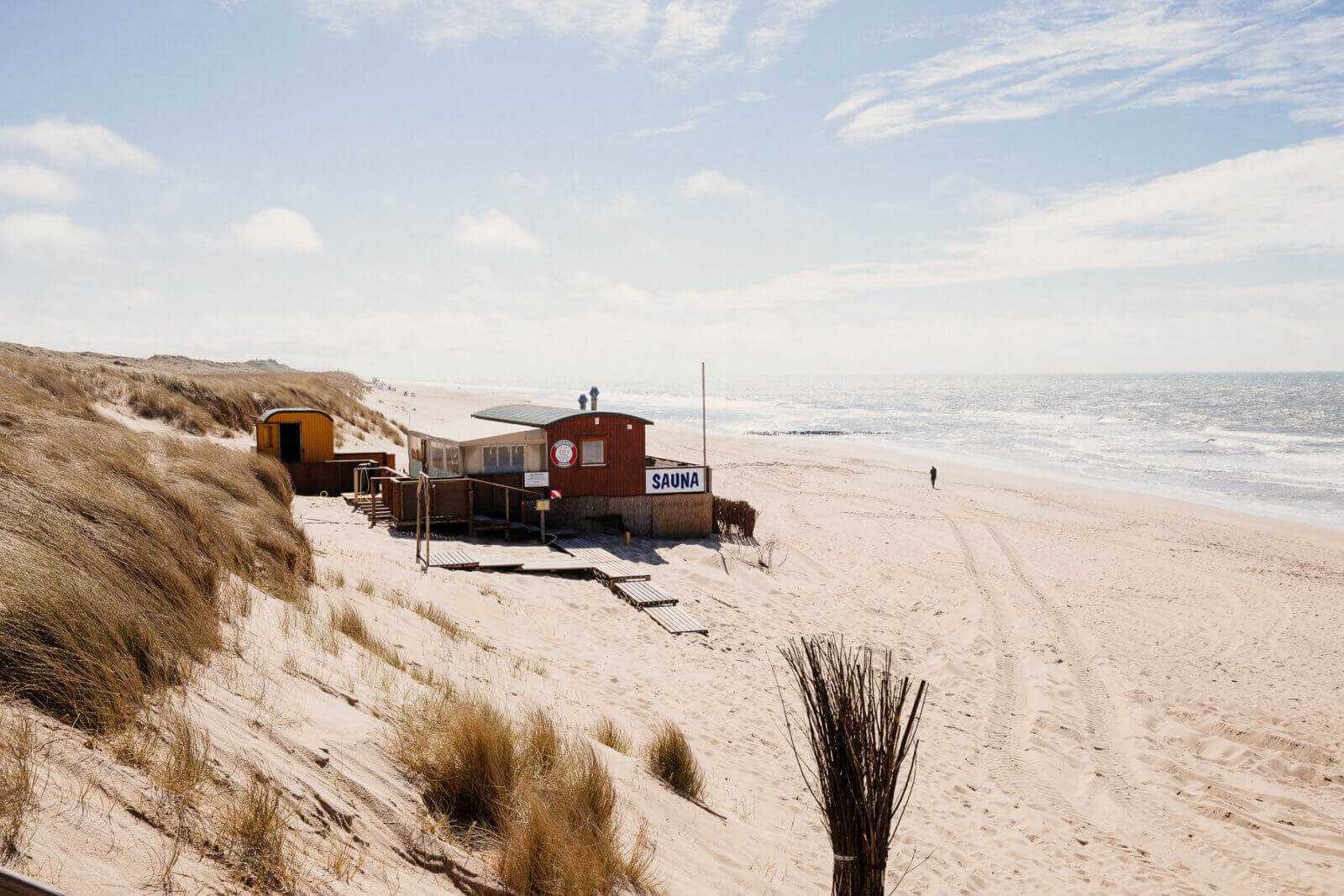 Sylt Sehenswürdigkeiten Rantum Strandsauna Sauna am Strand