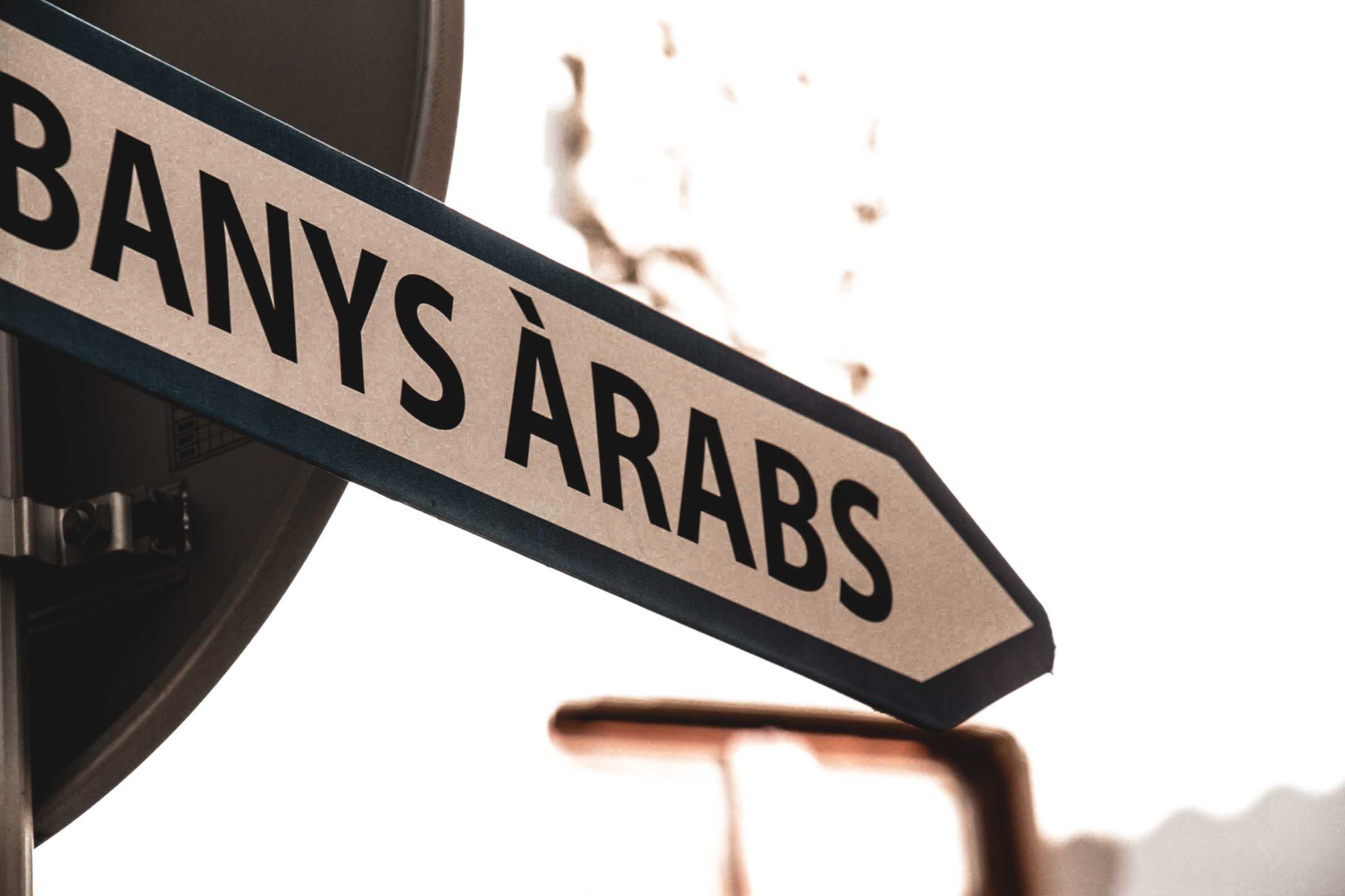 Schild in Altstadt Banys Arabs Palma de Mallorca