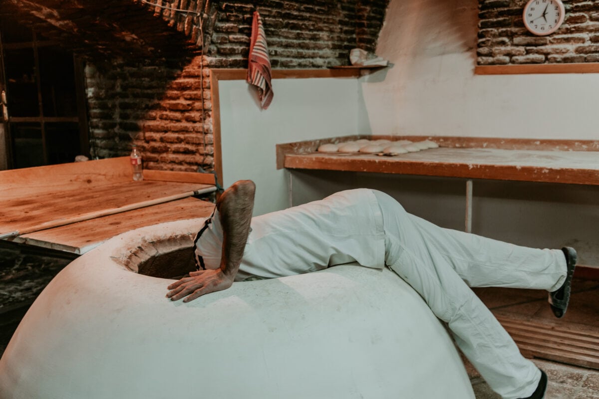 Tiflis Sehenswürdigkeiten Bäckerei Steinofen