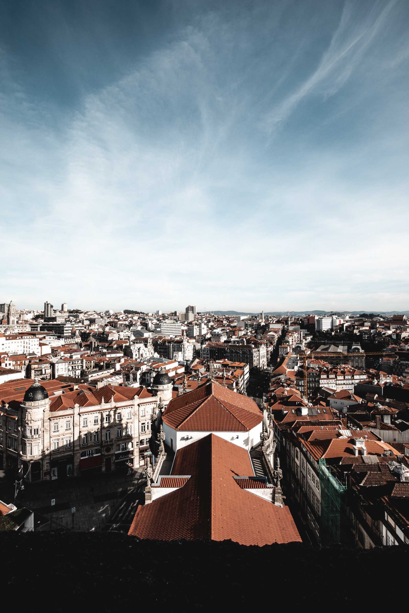 Aussicht auf Porto vom torre dos clerigos