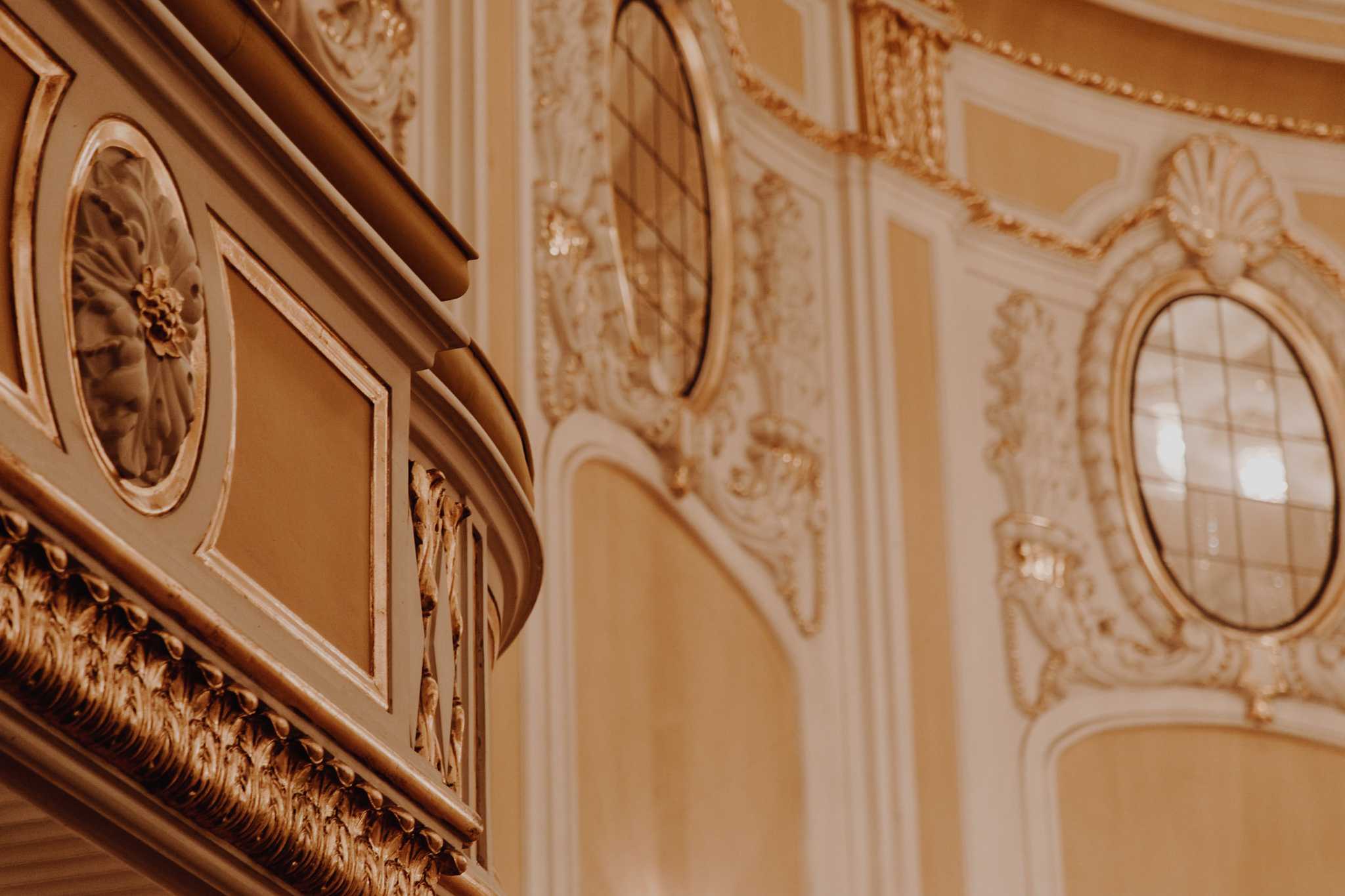 Balkon im Goldenen Saal der Stiftung Mozarteum Salzburg