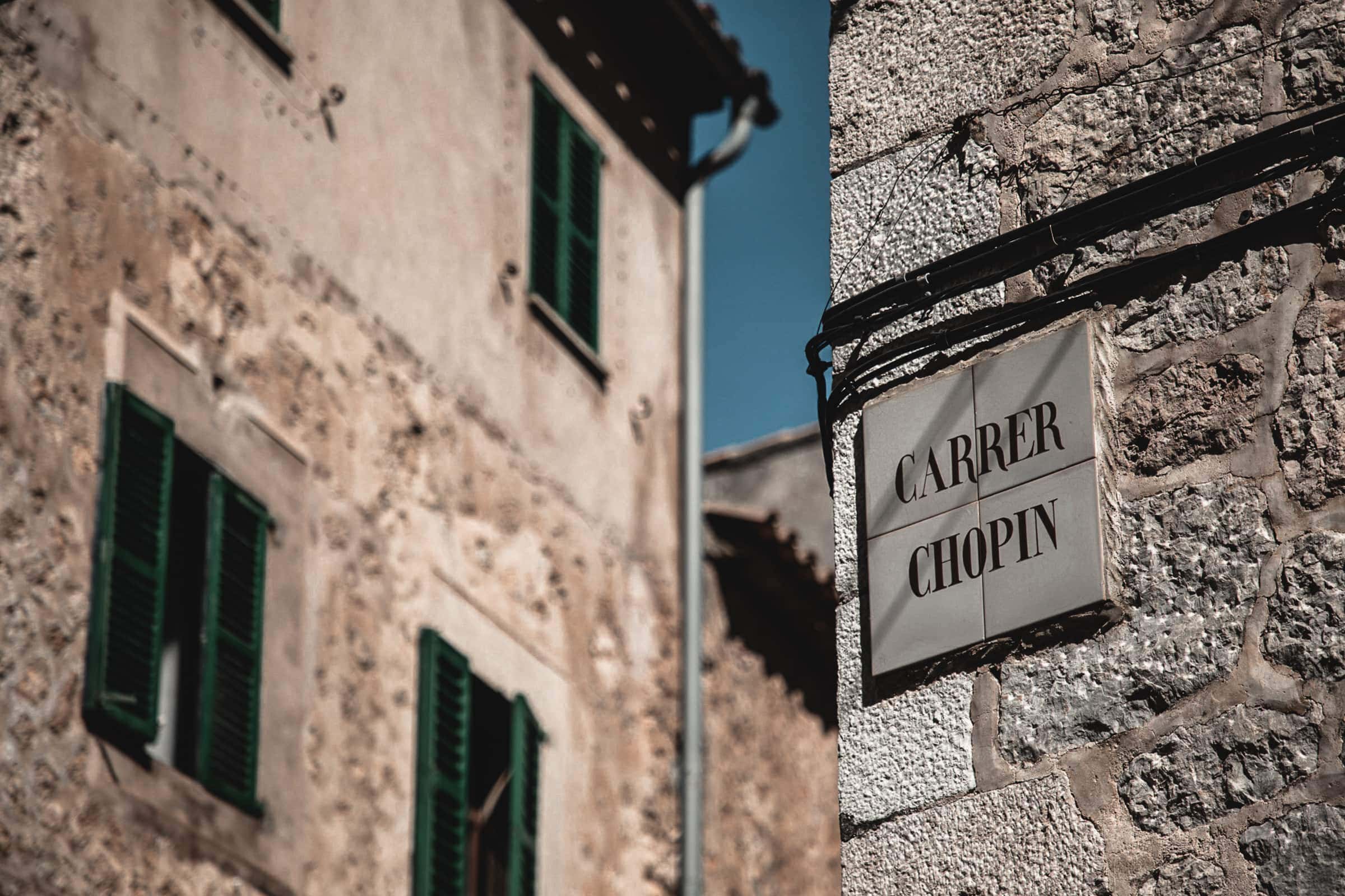 Valldemossa Mallorca Carrer Chopin