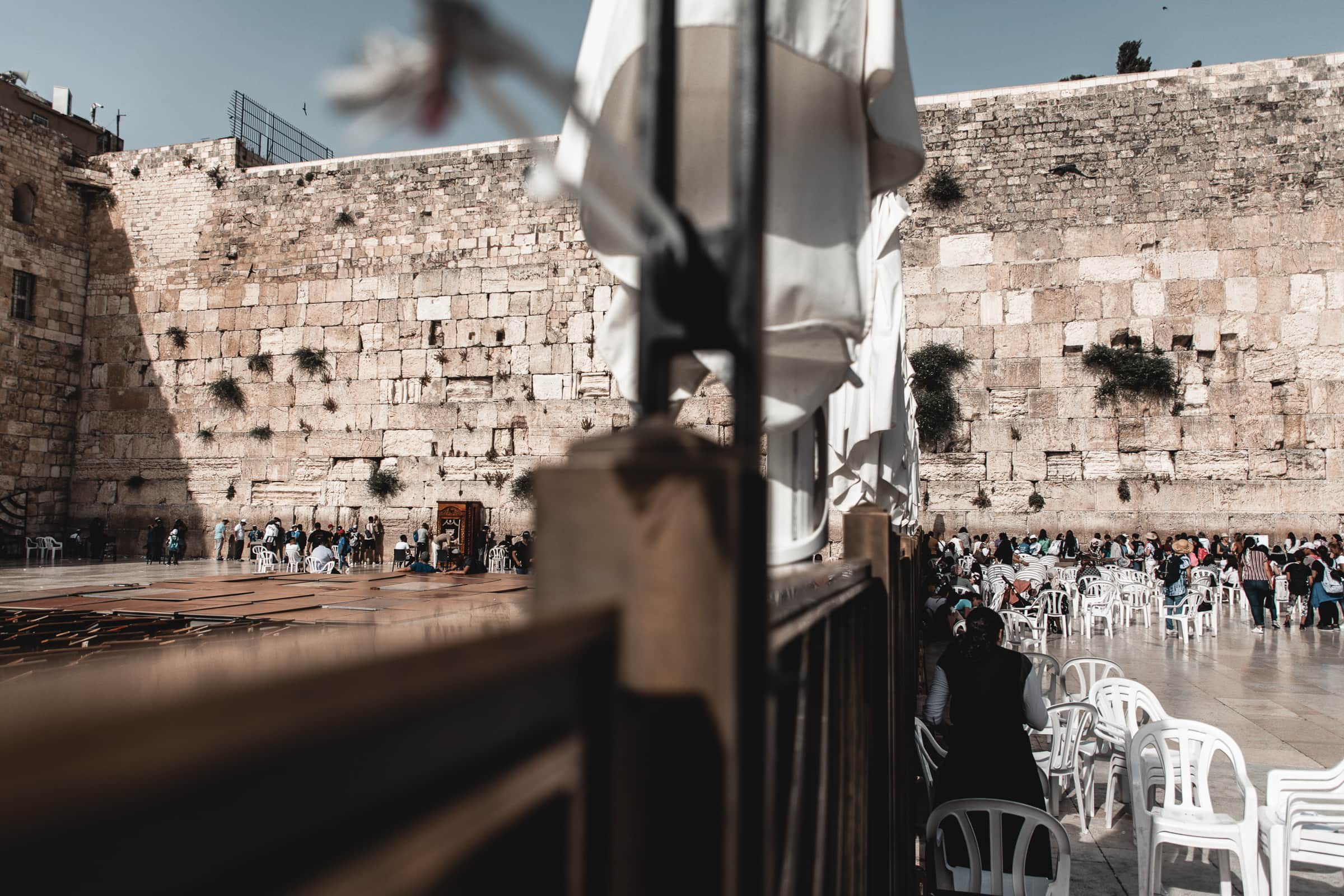Klagemauer Trennung von Männer und Frauen Jerusalem Sehenswürdigkeiten