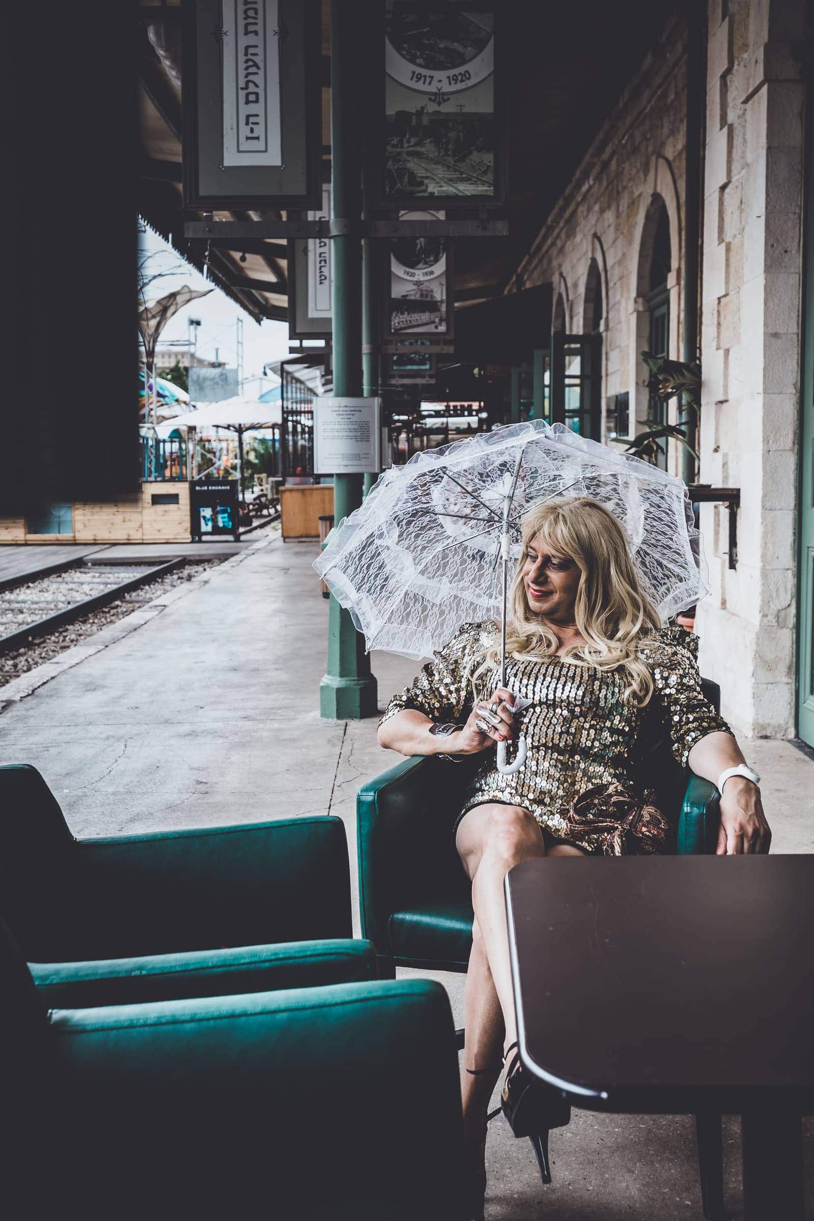 Drag Queen Jerusalem Israel Gay Pride Day First Station