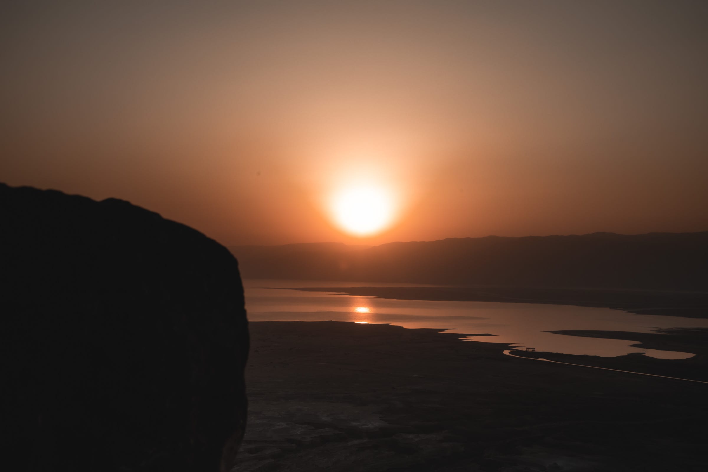Masada Sonnenaufgang