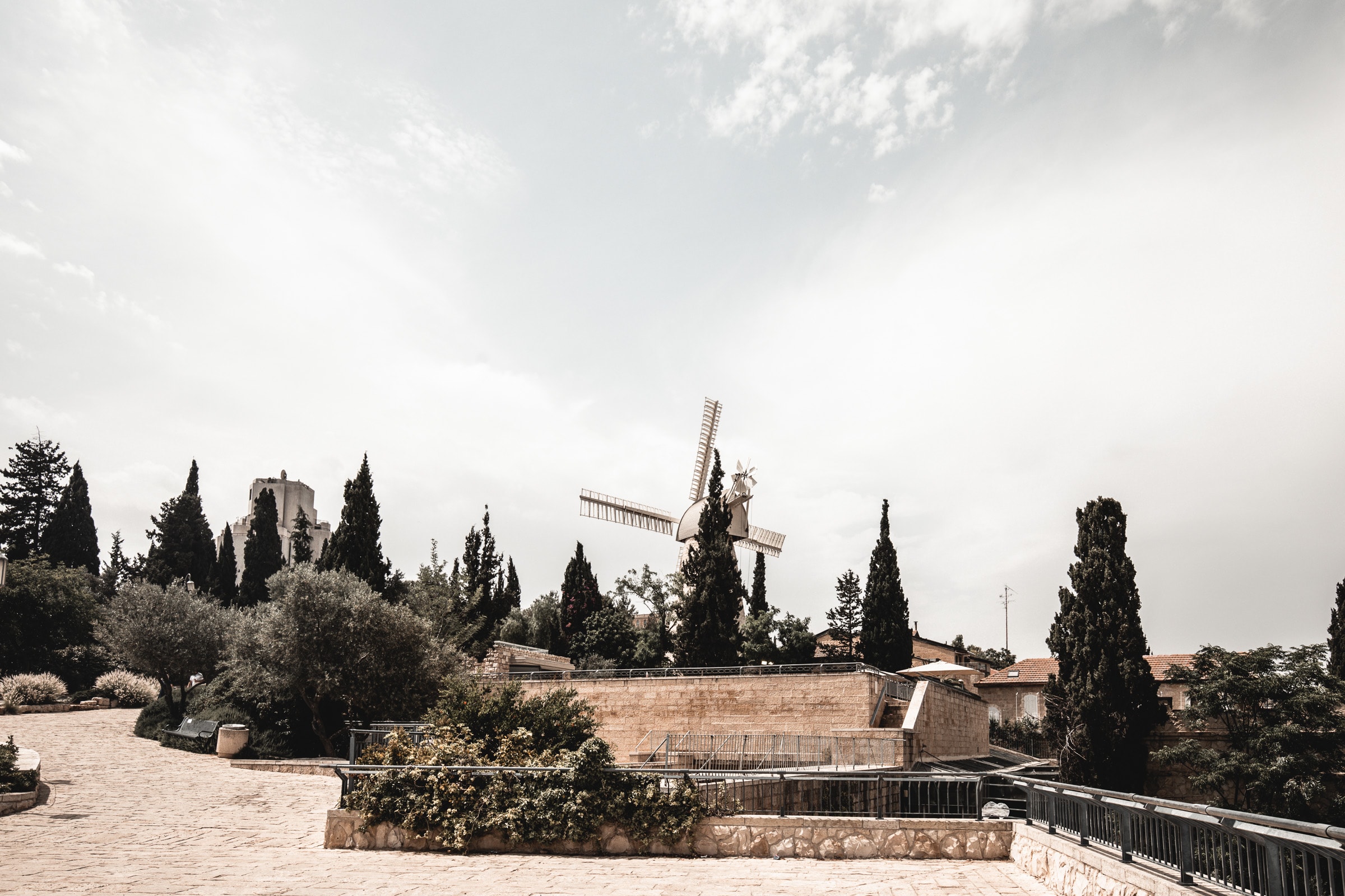 Jerusalem Sehenswürdigkeiten Montefiore Windmühle Israel