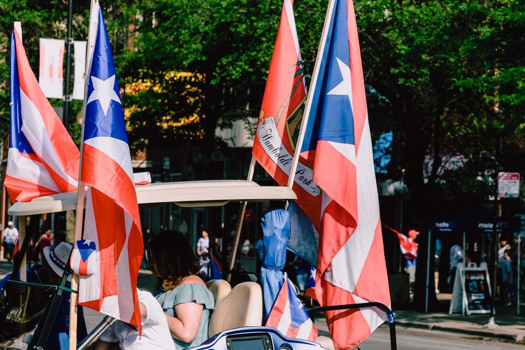 Puerto Rican Festival in Humboldt Park in Chicago USA