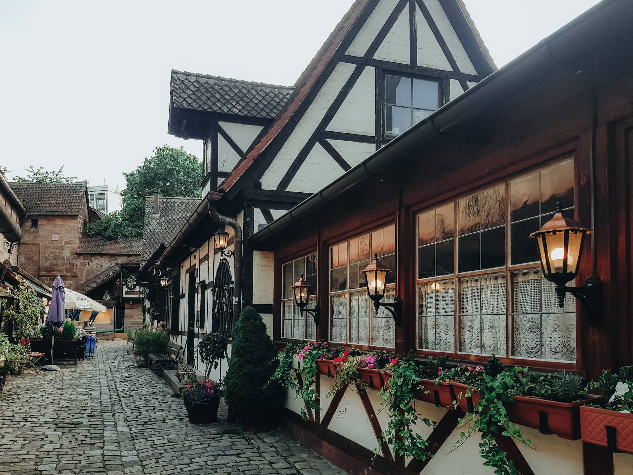 Fachwerkhaus Nuernberg Altstadt Stadtmauer Handwerkerhof
