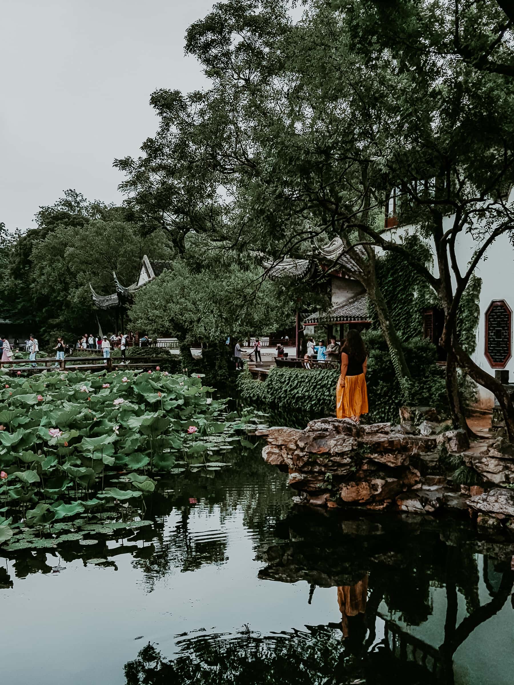 Suzhou Sehenswürdigkeiten Garten des bescheidenen Beamten Pavillons