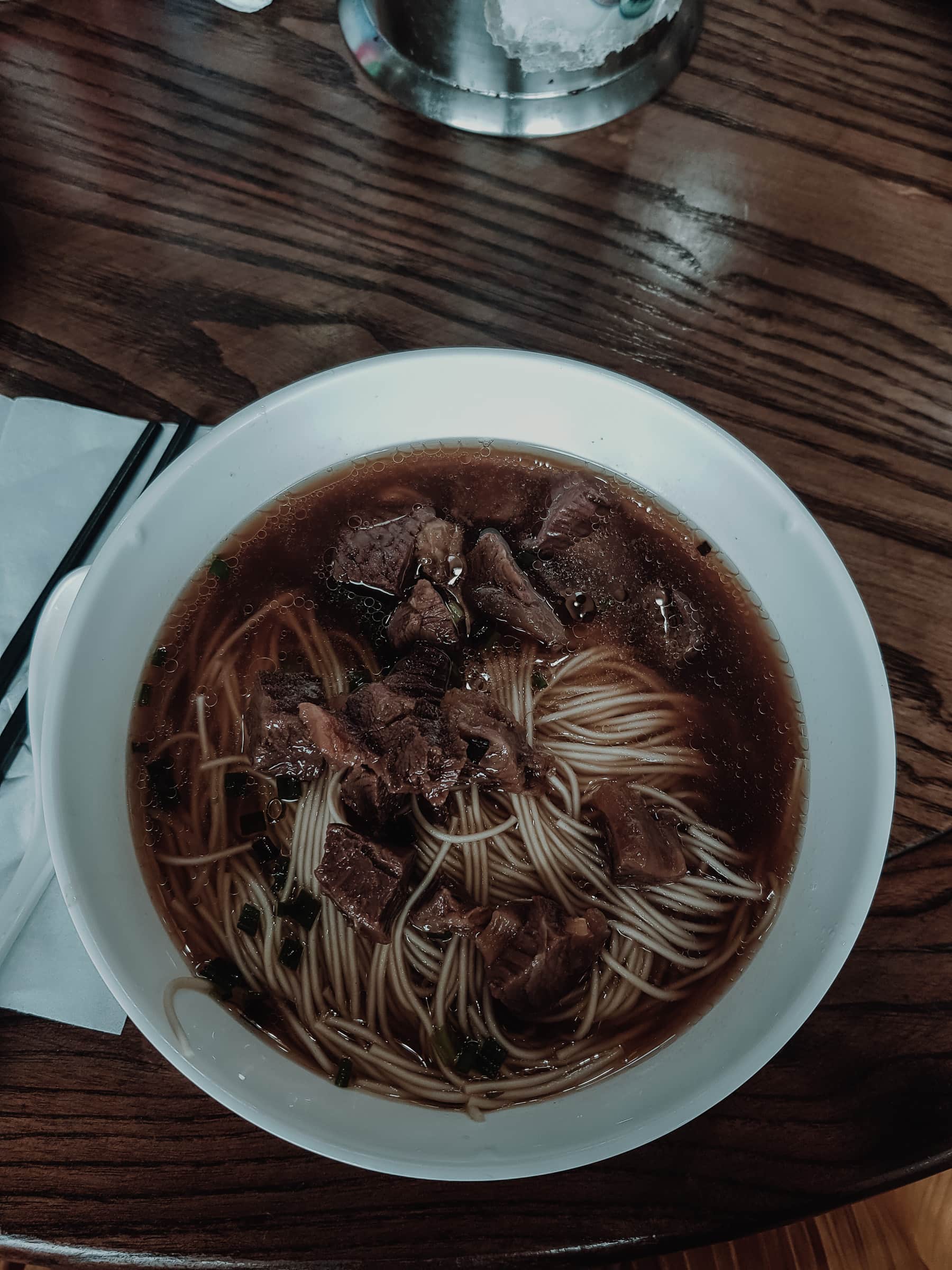 Suzhou Küche Nudeln und Nudelsuppe bei Zhuhongxing