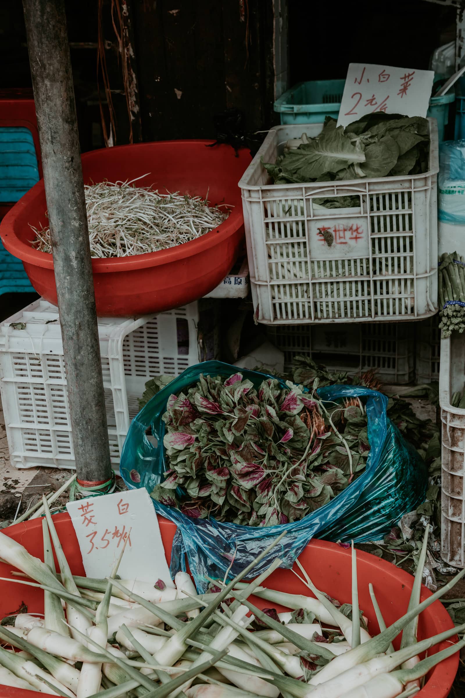 Shantang Street Suzhou Markt Obst und Gemüse