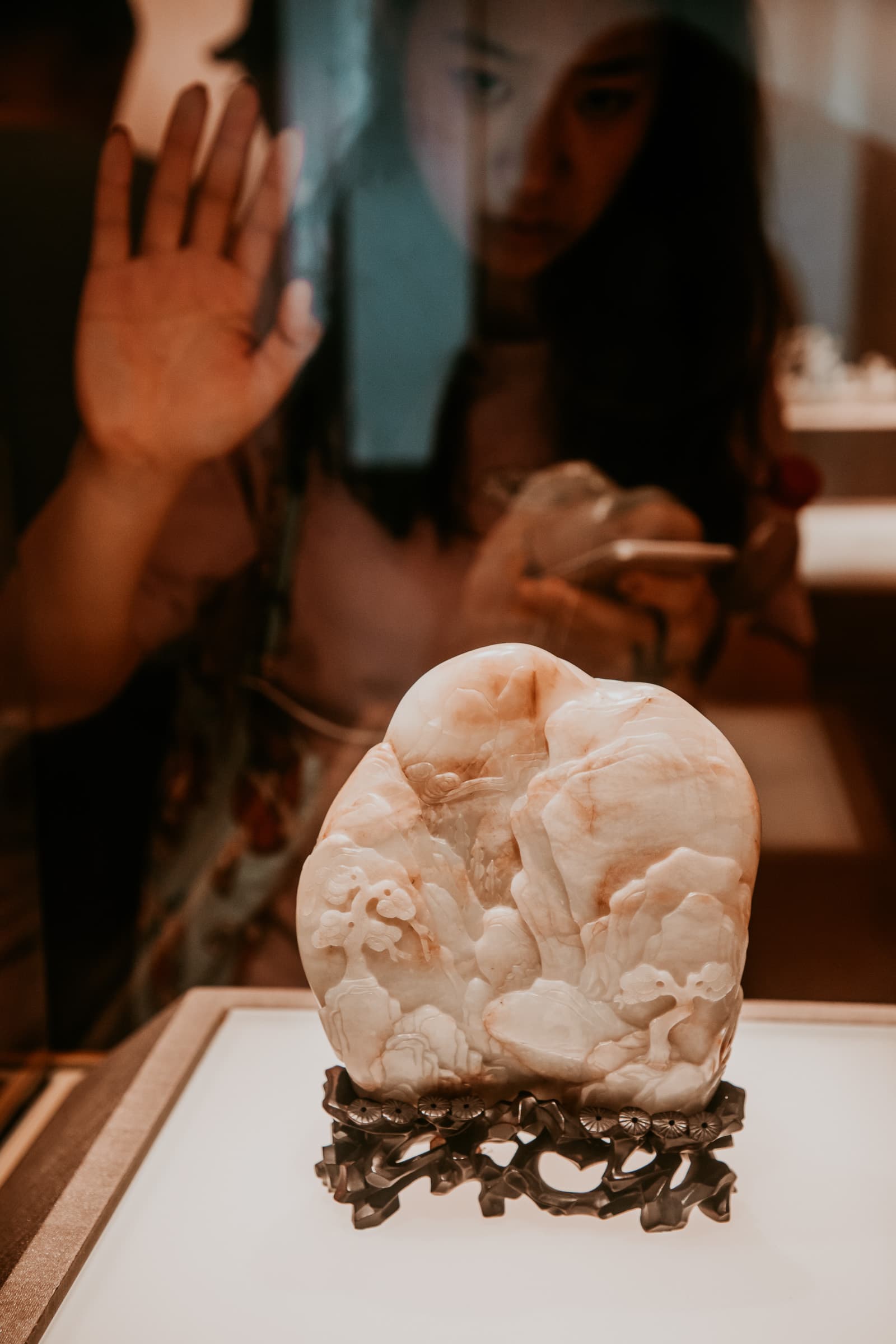 Suzhou Sehenswürdigkeiten Suzhou Museum Ausstellung Kunsthandwerk