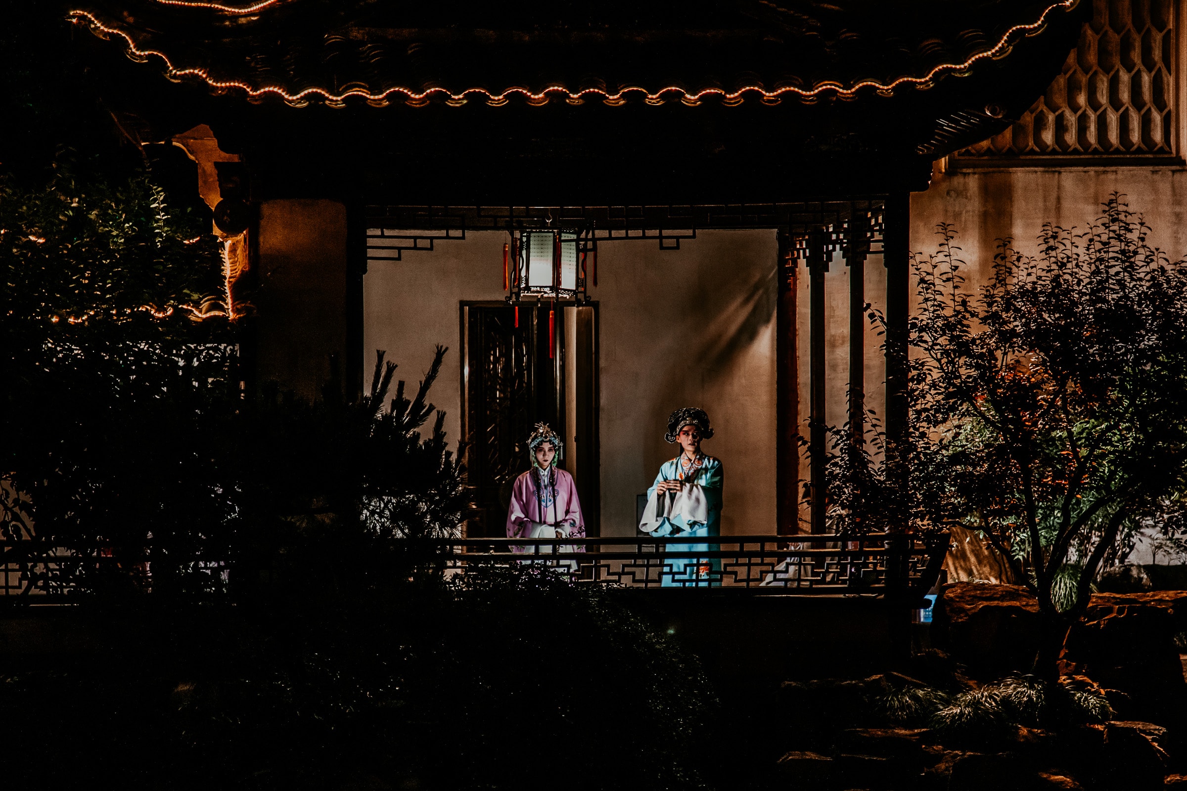 Suzhou Sehenswürdigkeiten Kungqu Oper Garten des Meisters der Netze