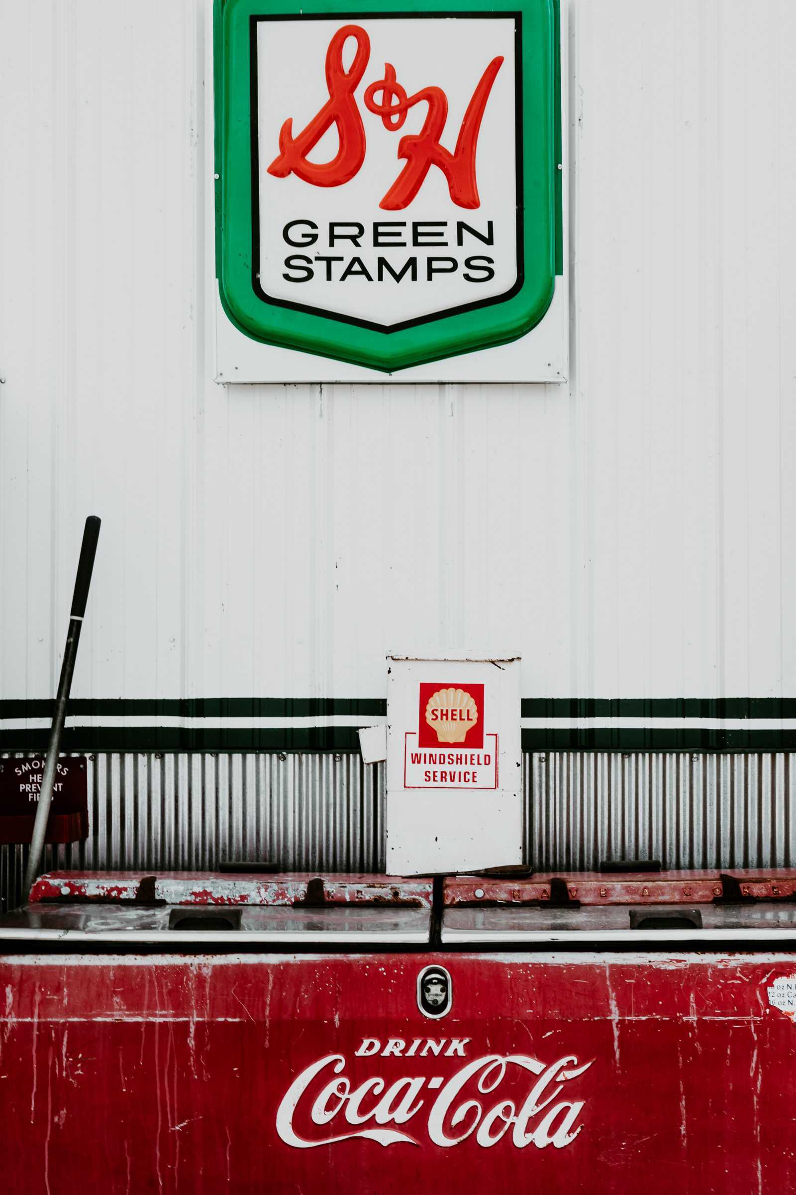 alte tankstelle an der route