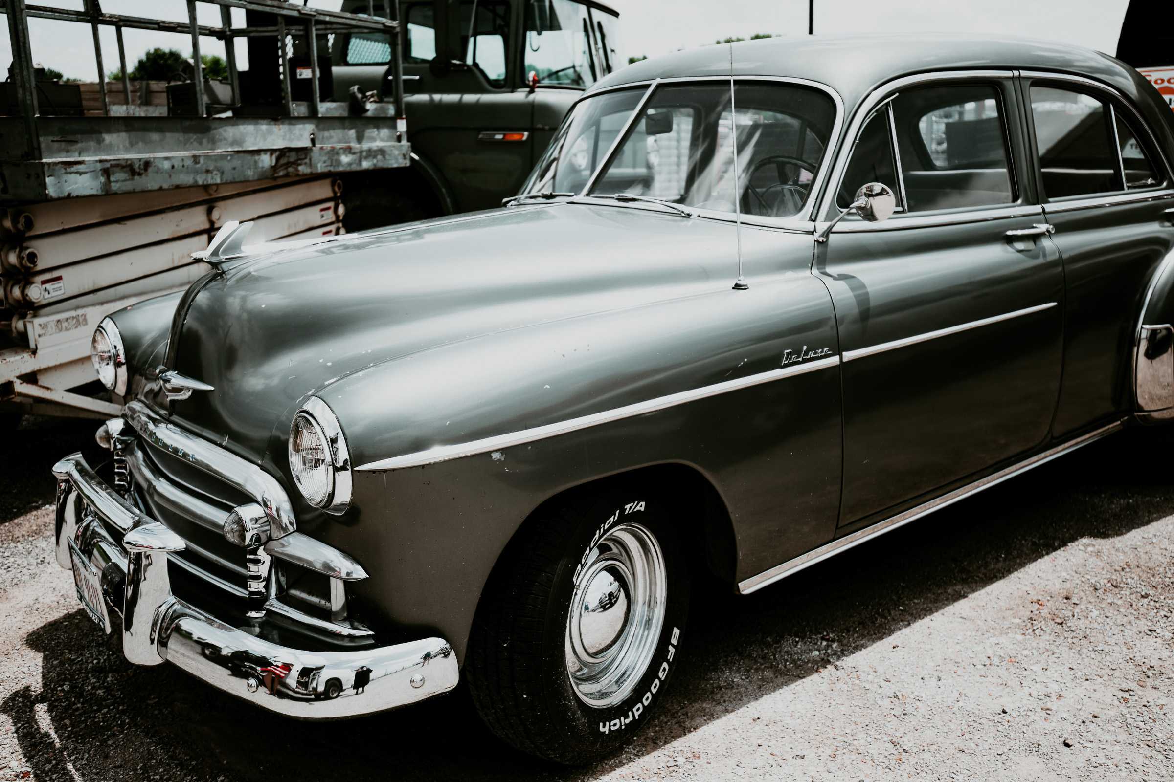 oldtimer an der route