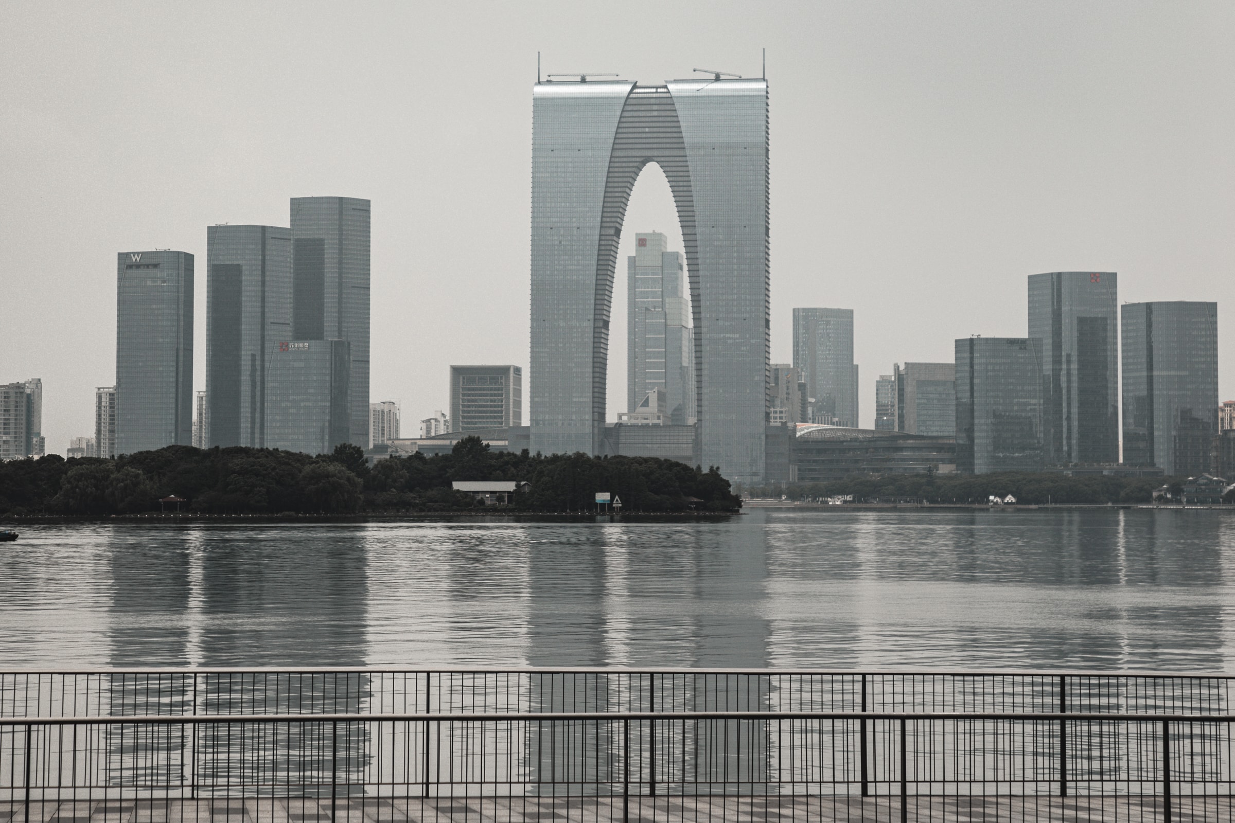 Suzhou Sehenswürdigkeiten die Hose Gate of the Orient Dongfang Zhimen