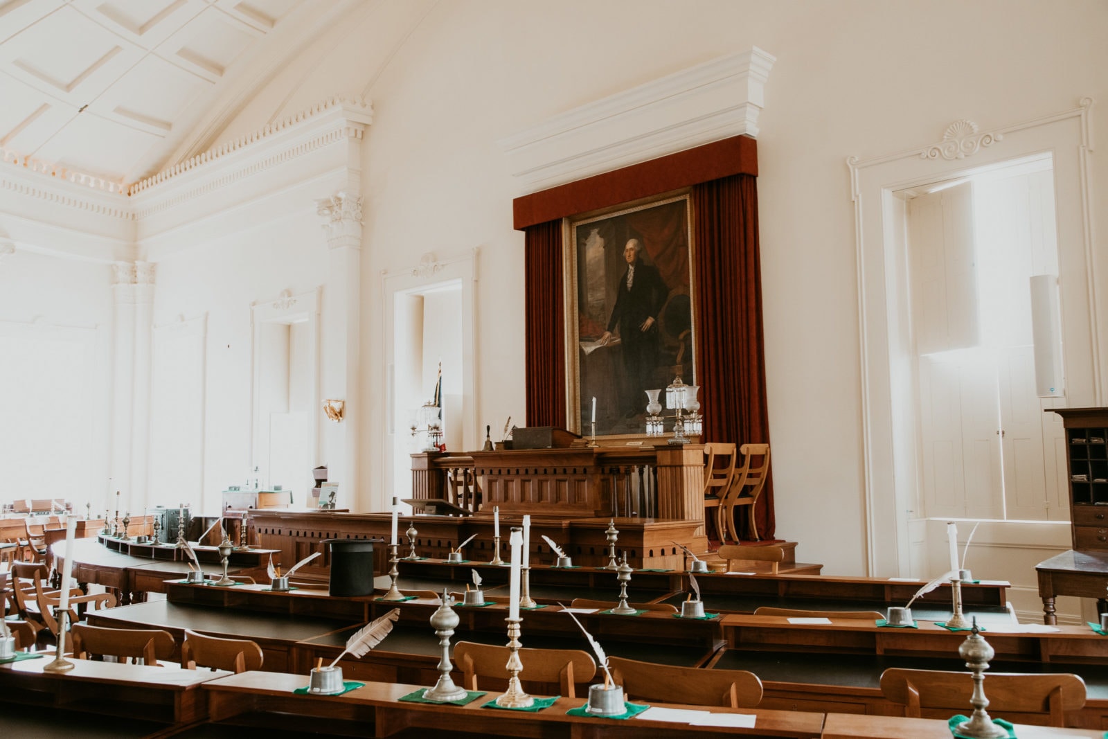 Springfield Illinois Sehenswürdigkeiten Old State Capitol Saal