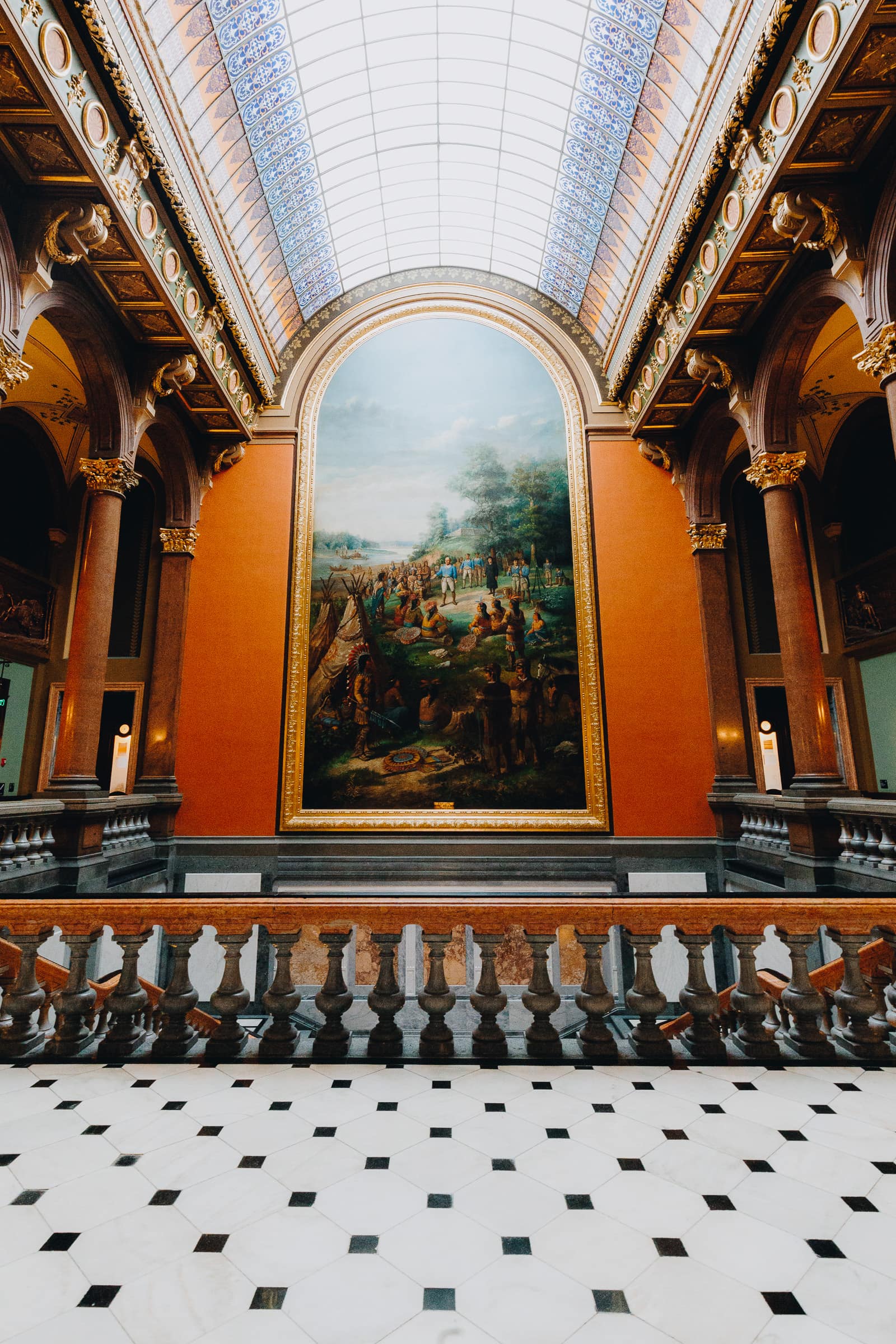 Springfield Illinois State Capitol Gemälde