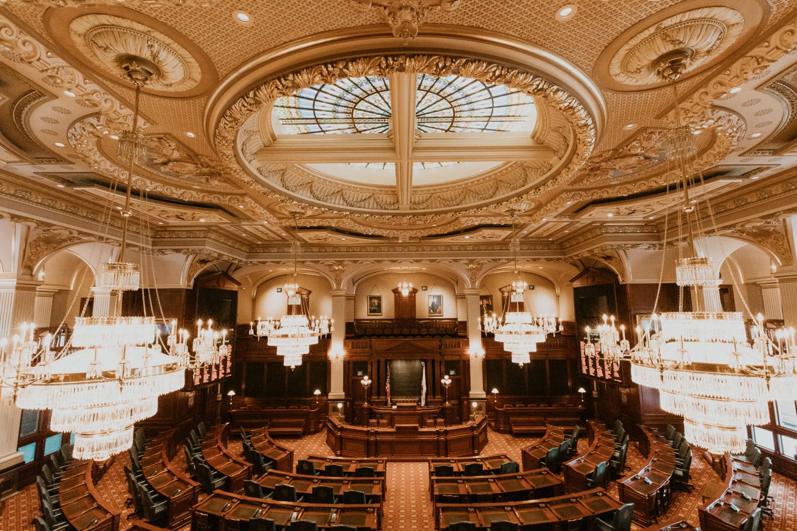 Springfield Illinois State Capitol Saal Parlament Abgeordnetenhaus