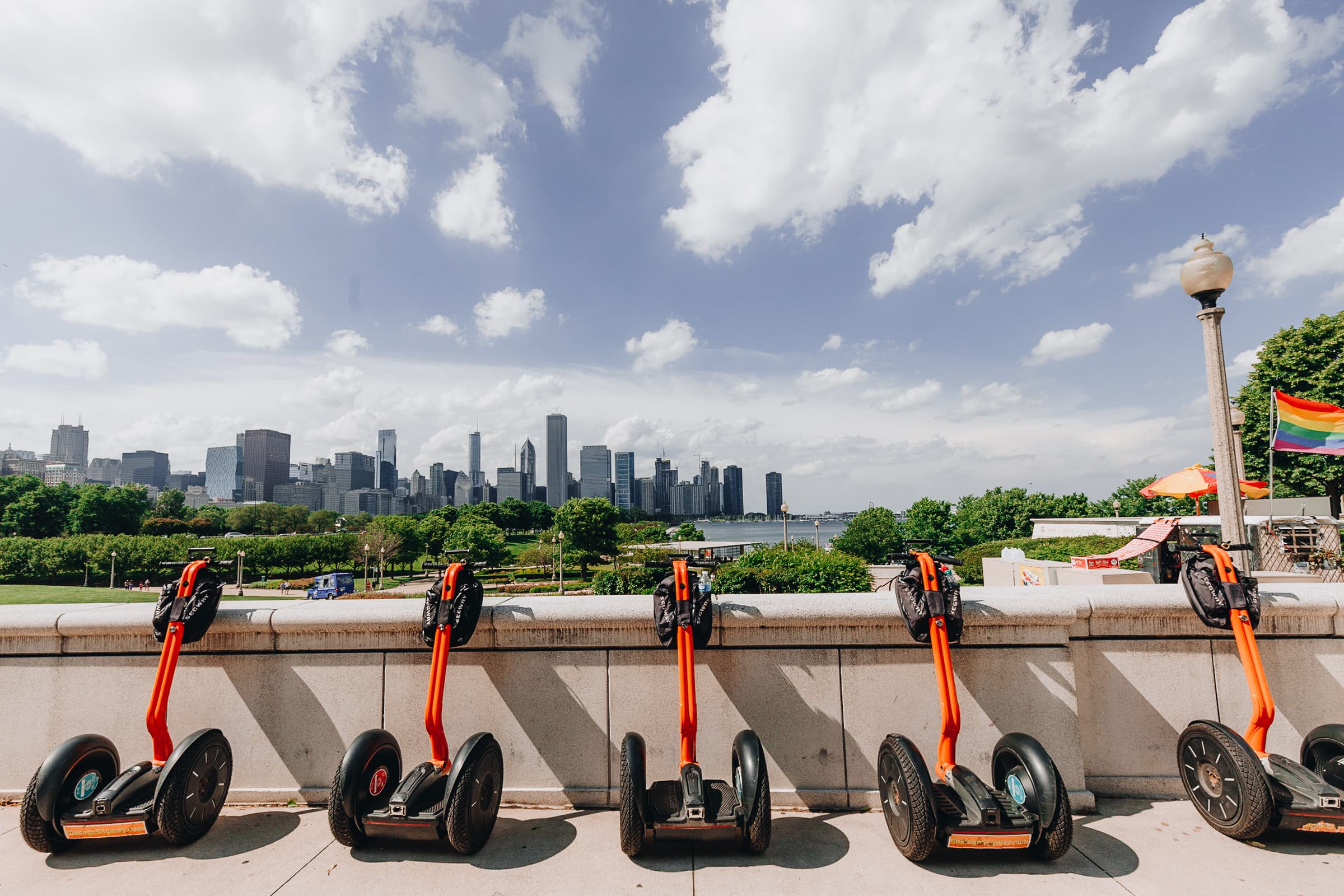 Chicago Sehenswüdigkeiten Lakefront Trail Segway fahren