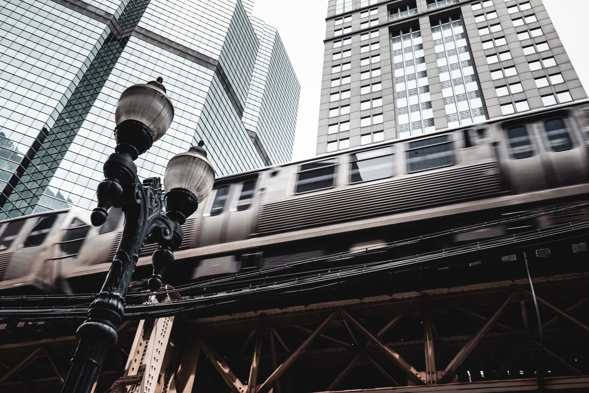 Chicago Sehenswürdigkeiten The Loop Hochbahn