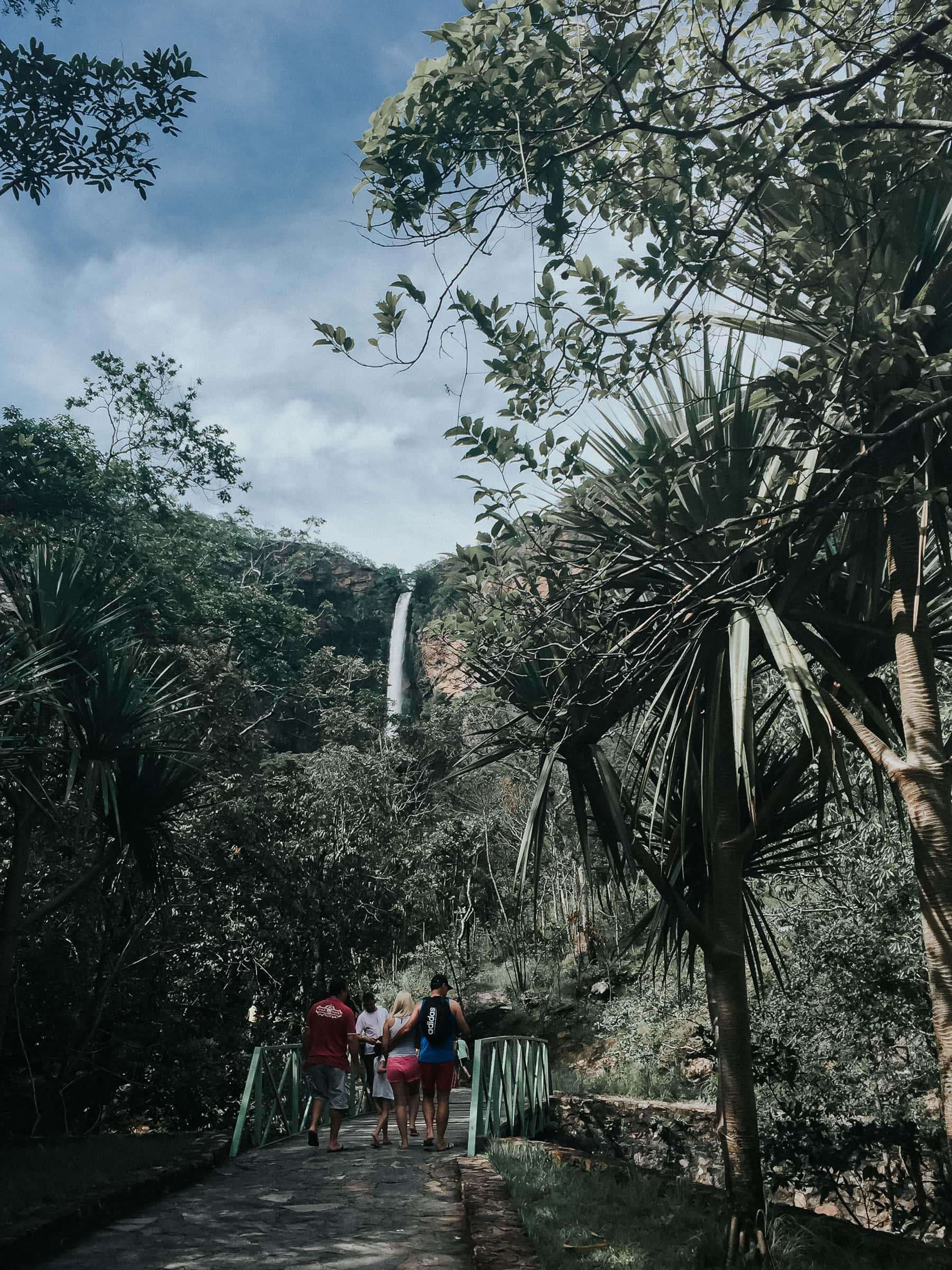 Salto do Itiquira Wasserfall Brasilien Goias