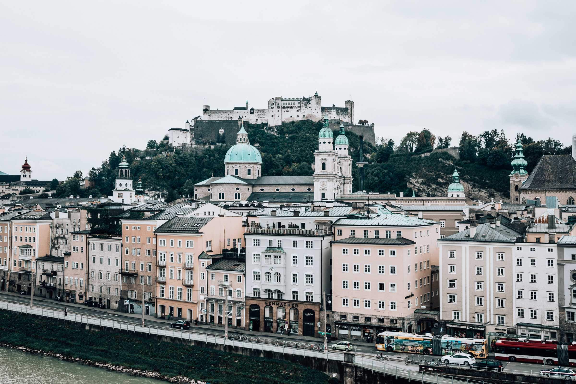 Ausblick auf Festung Hohensalzburg