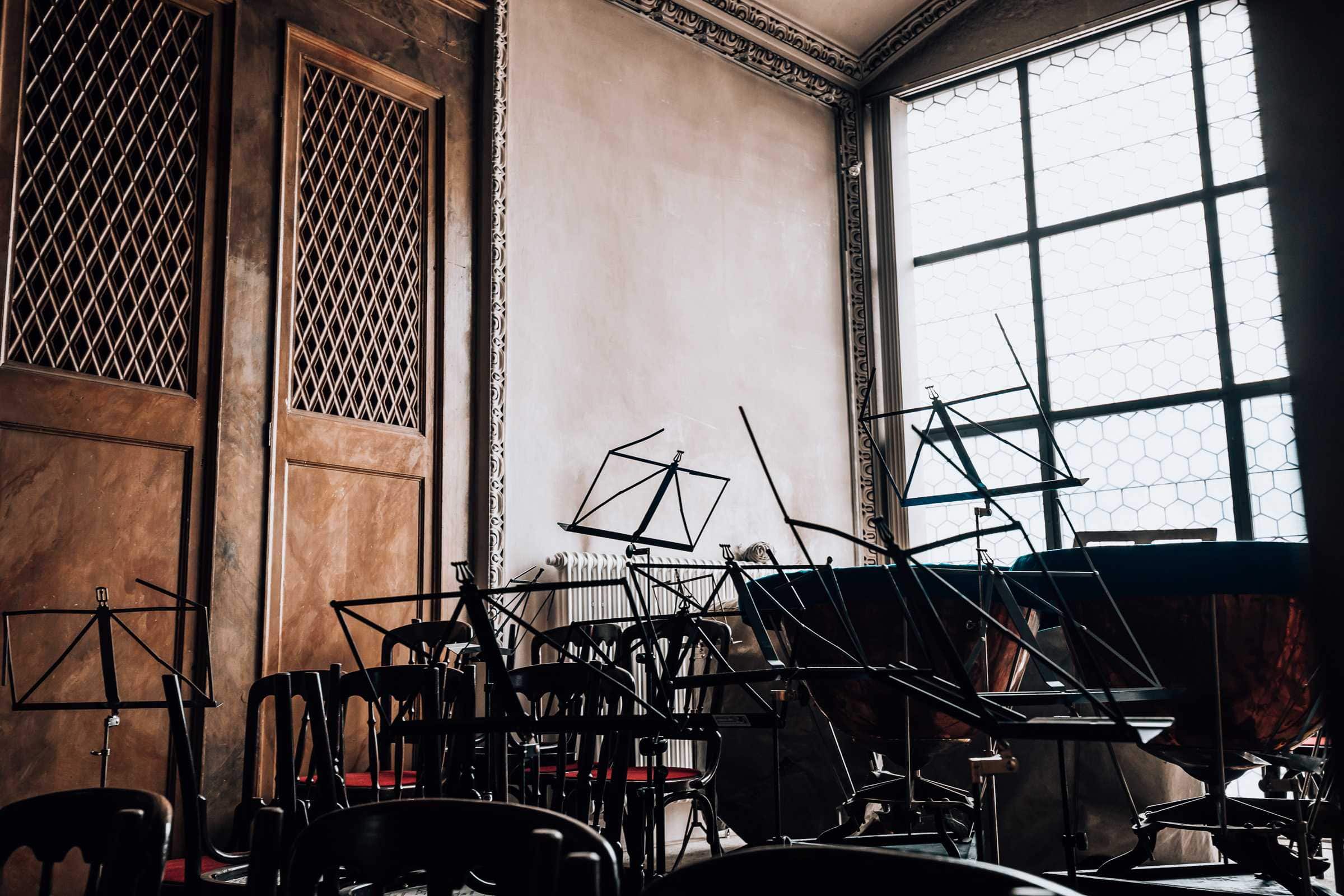 Orchester auf der Empore im Dom zu Salzburg